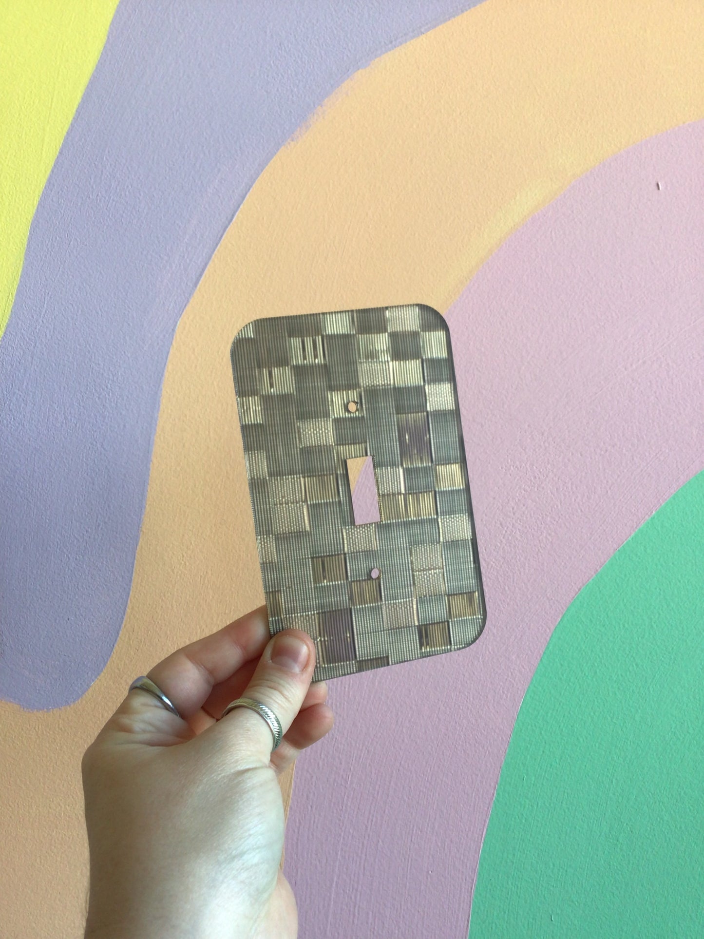 Matte Gold Filament Outlet Covers