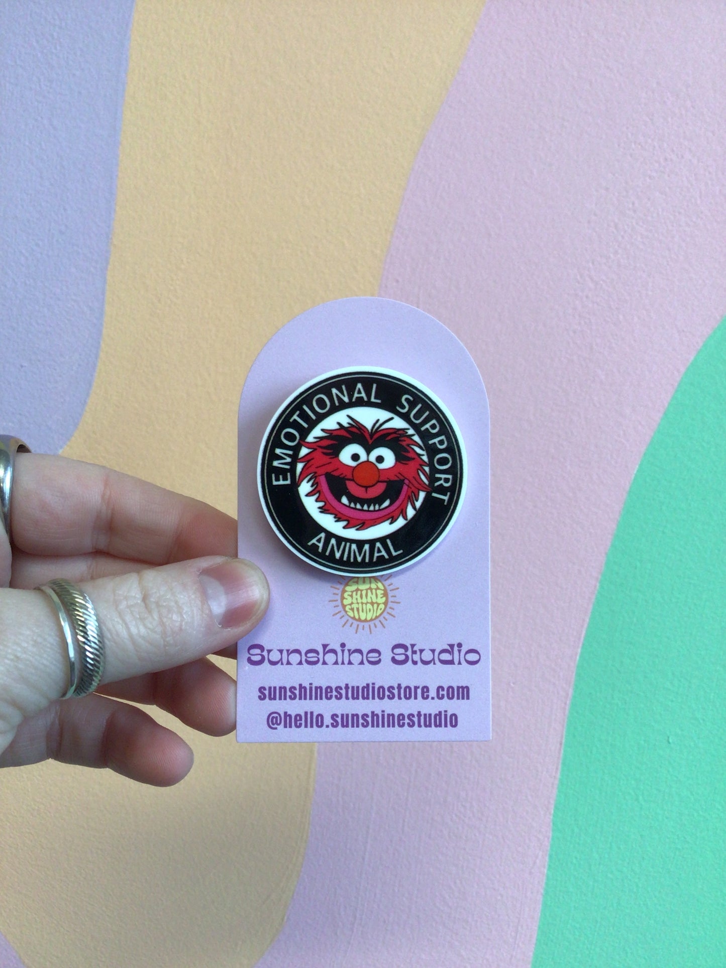 Emotional Support Animal Acrylic Pin