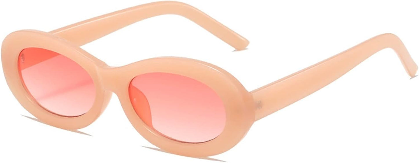 Slim Oval Retro Adult Sunglasses