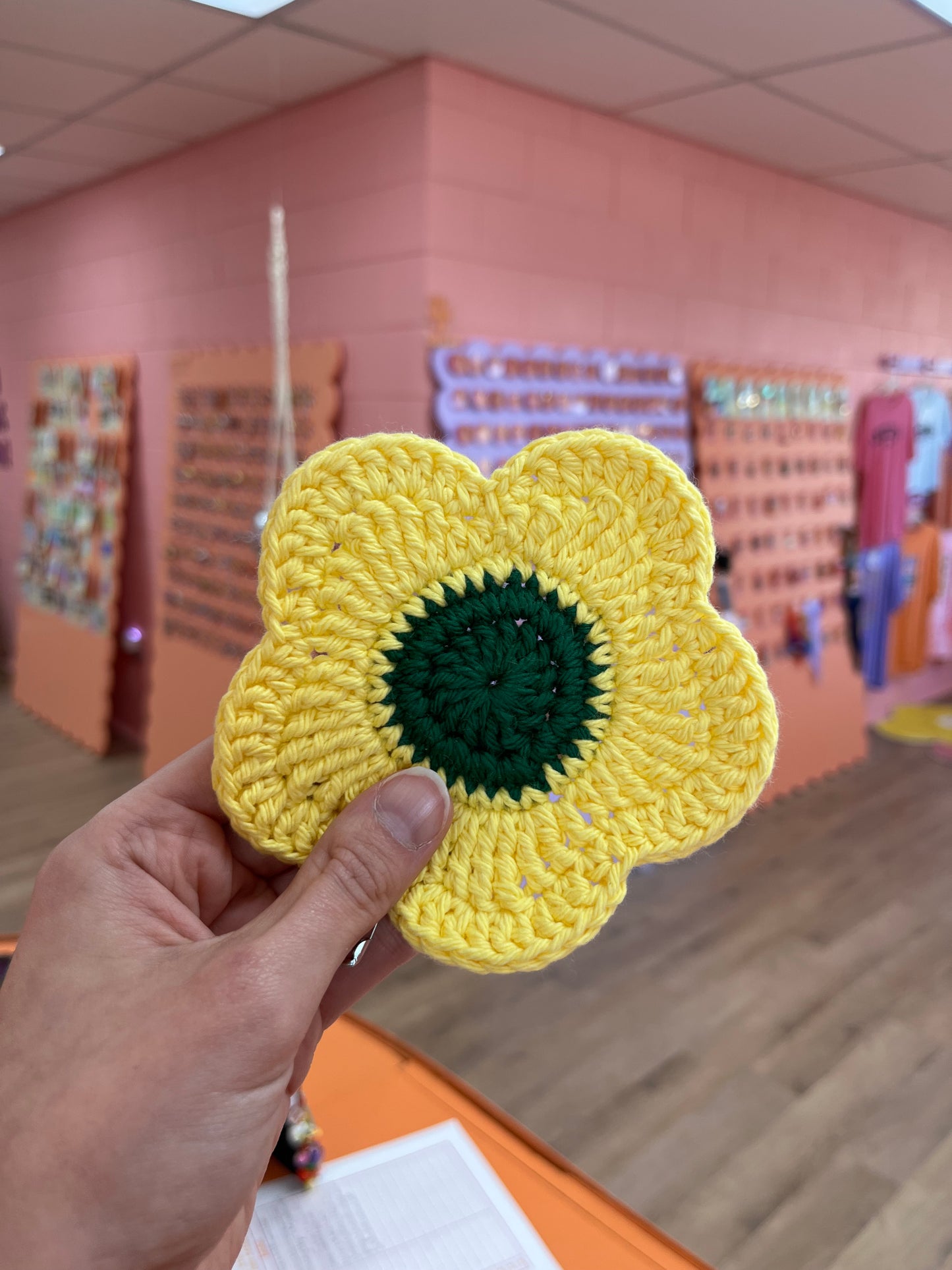 Crochet Daisy Coasters