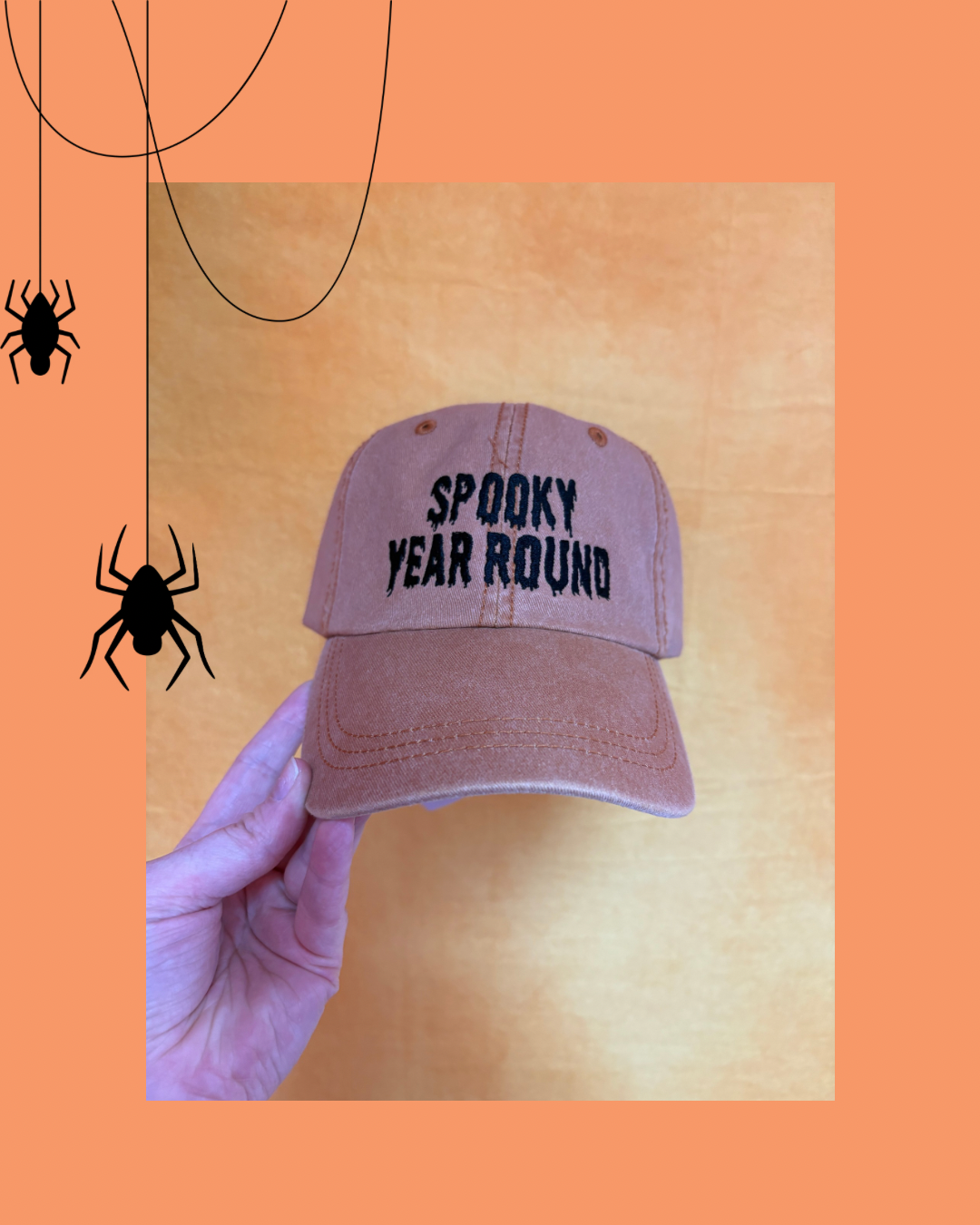 Spooky Year Round Embroidered Hat