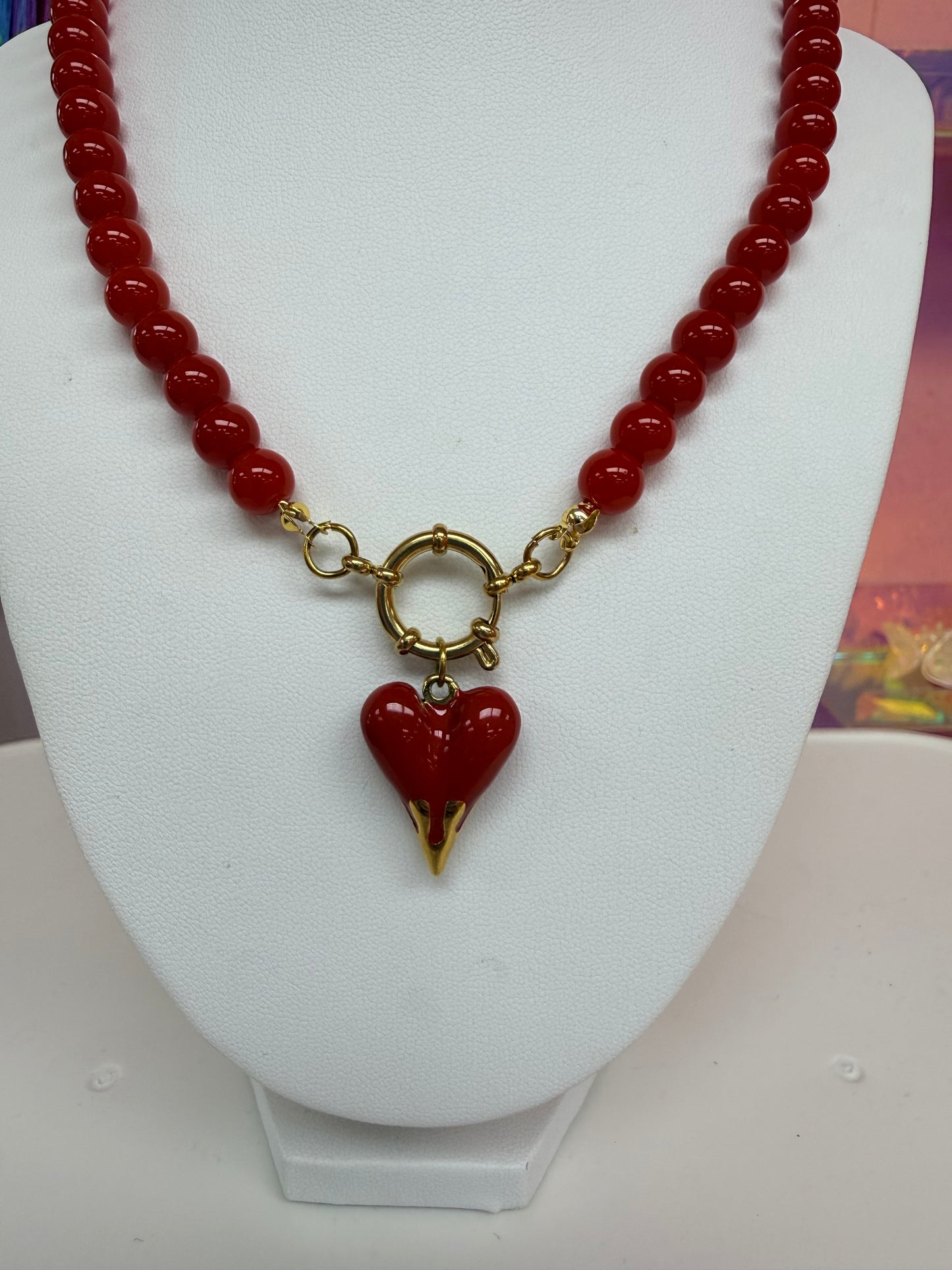 Charli Titanium Beaded Necklace