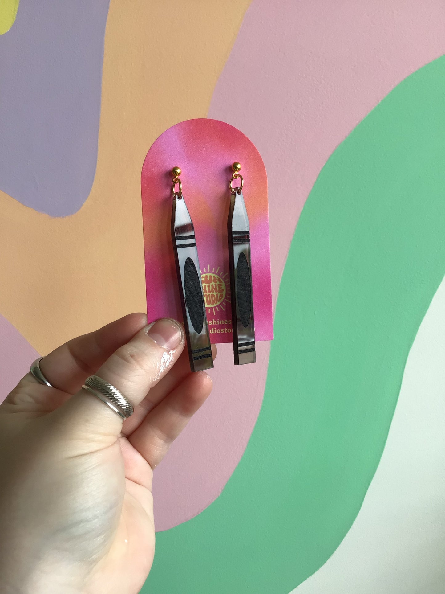 Jumbo Crayon Earrings