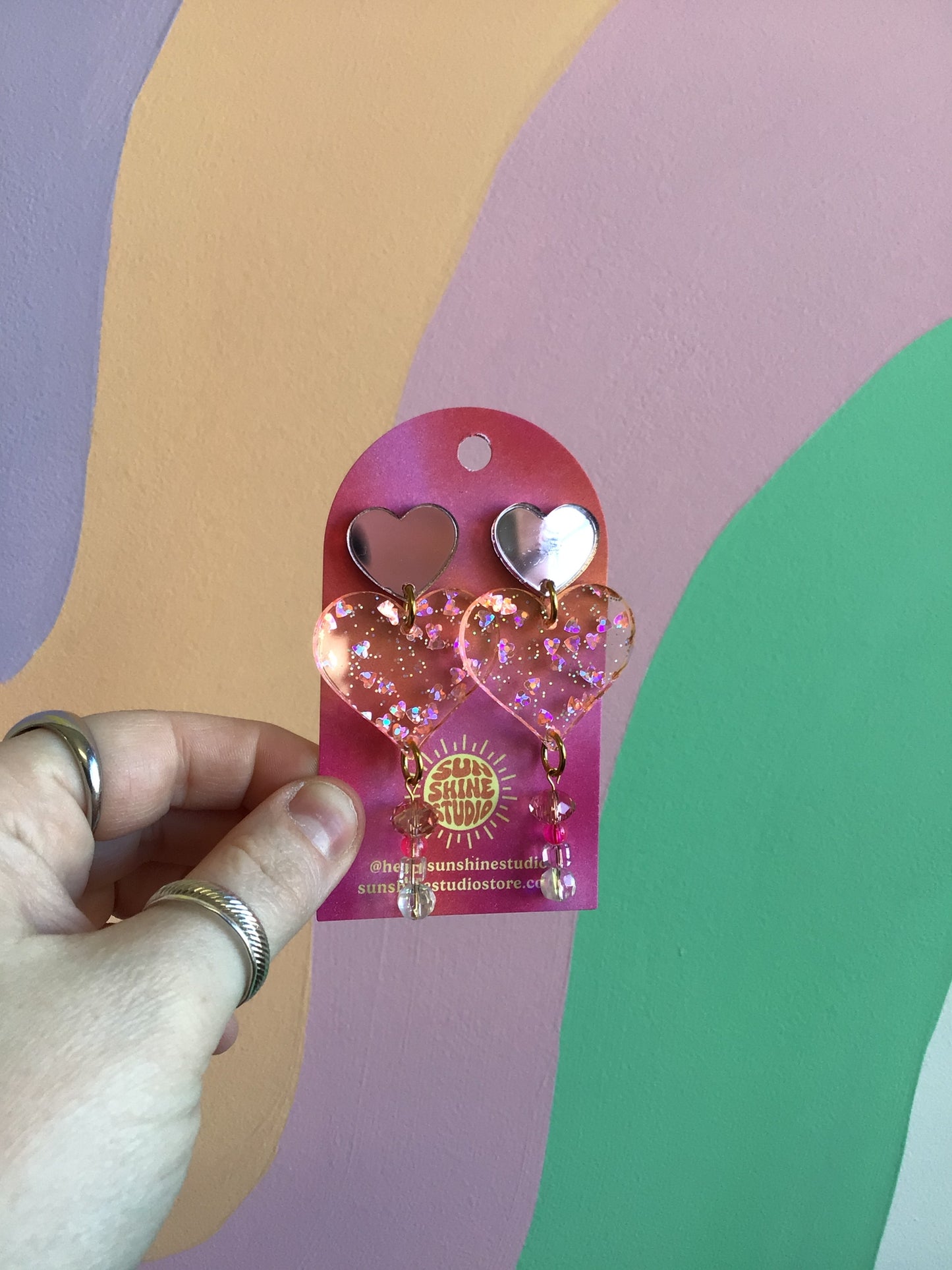 Heart’s Desire Stud Dangles