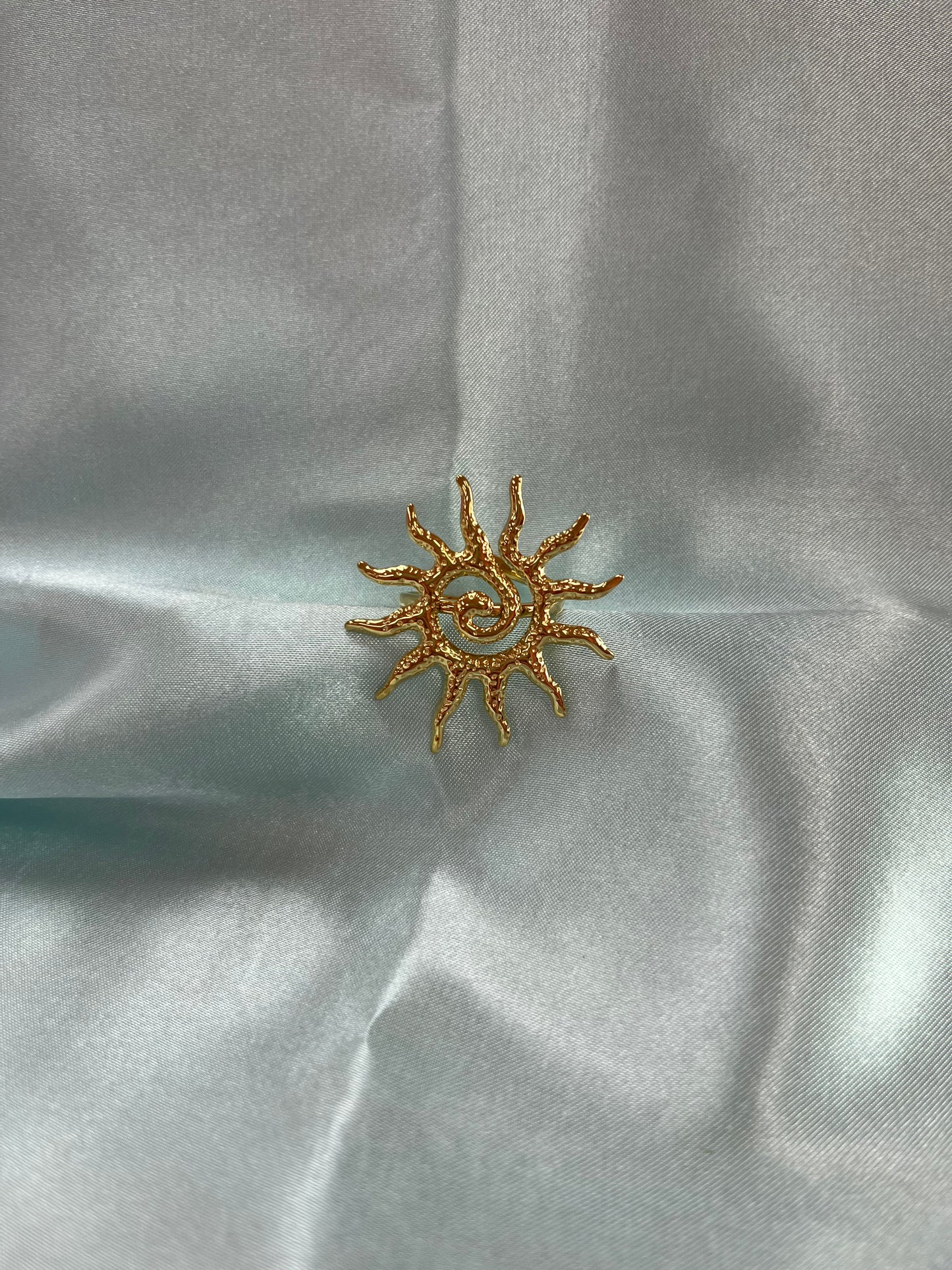 Sunshiny Titanium Ring