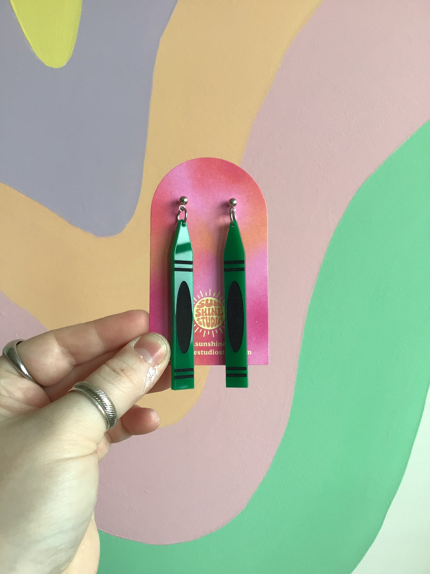 Jumbo Crayon Earrings
