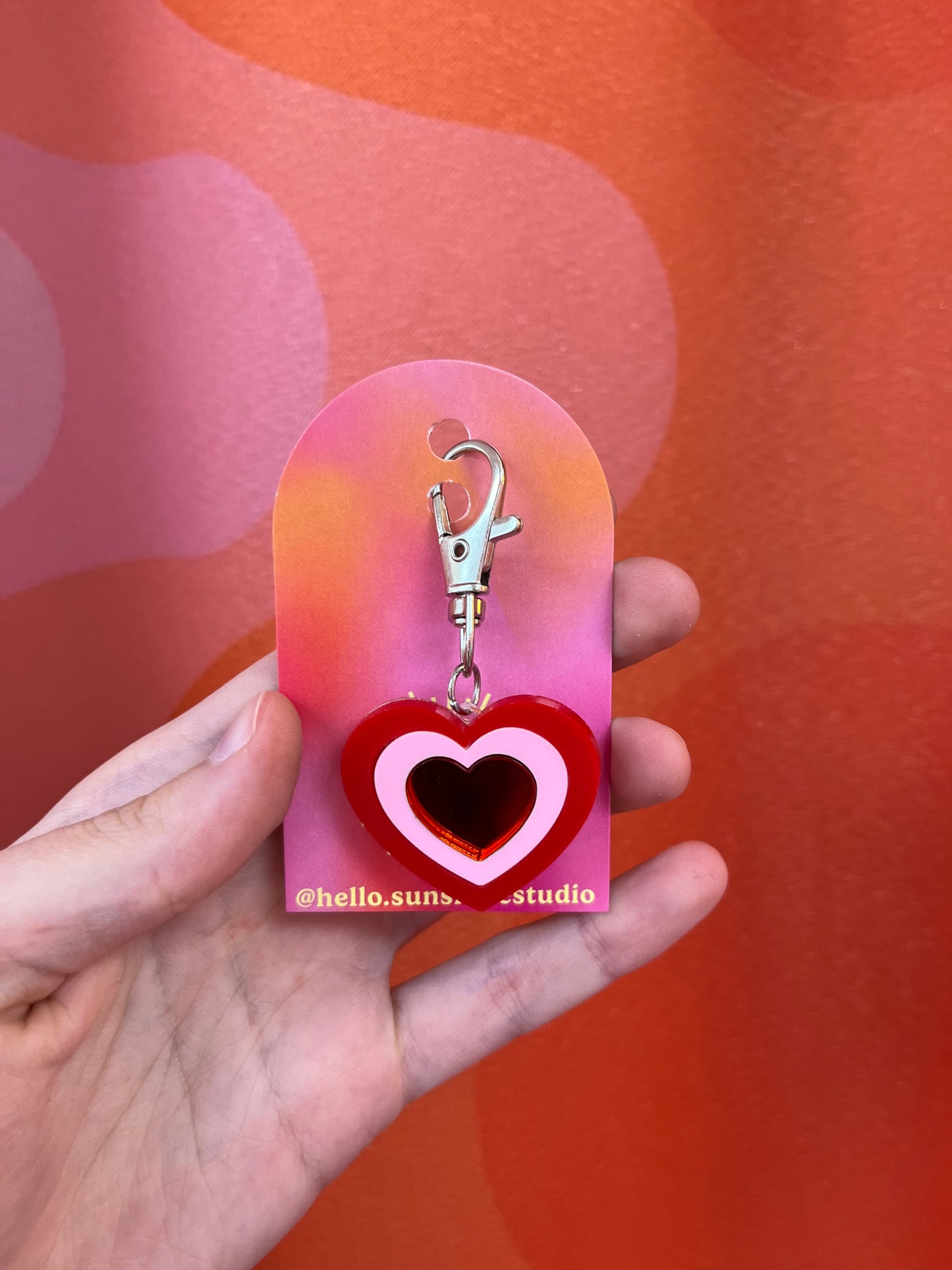 Heart You Bag Charm