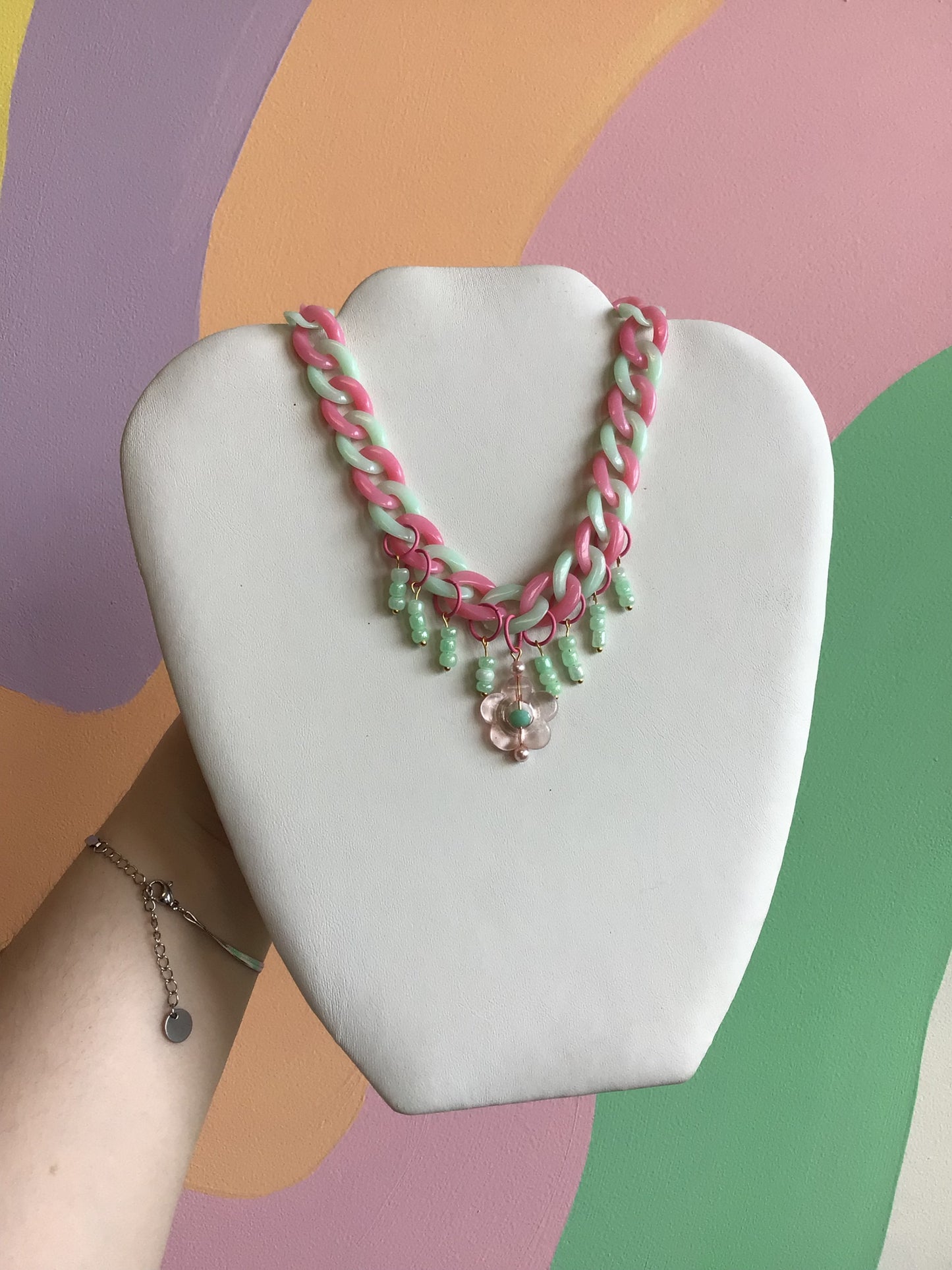 Happy Chain Link Necklace