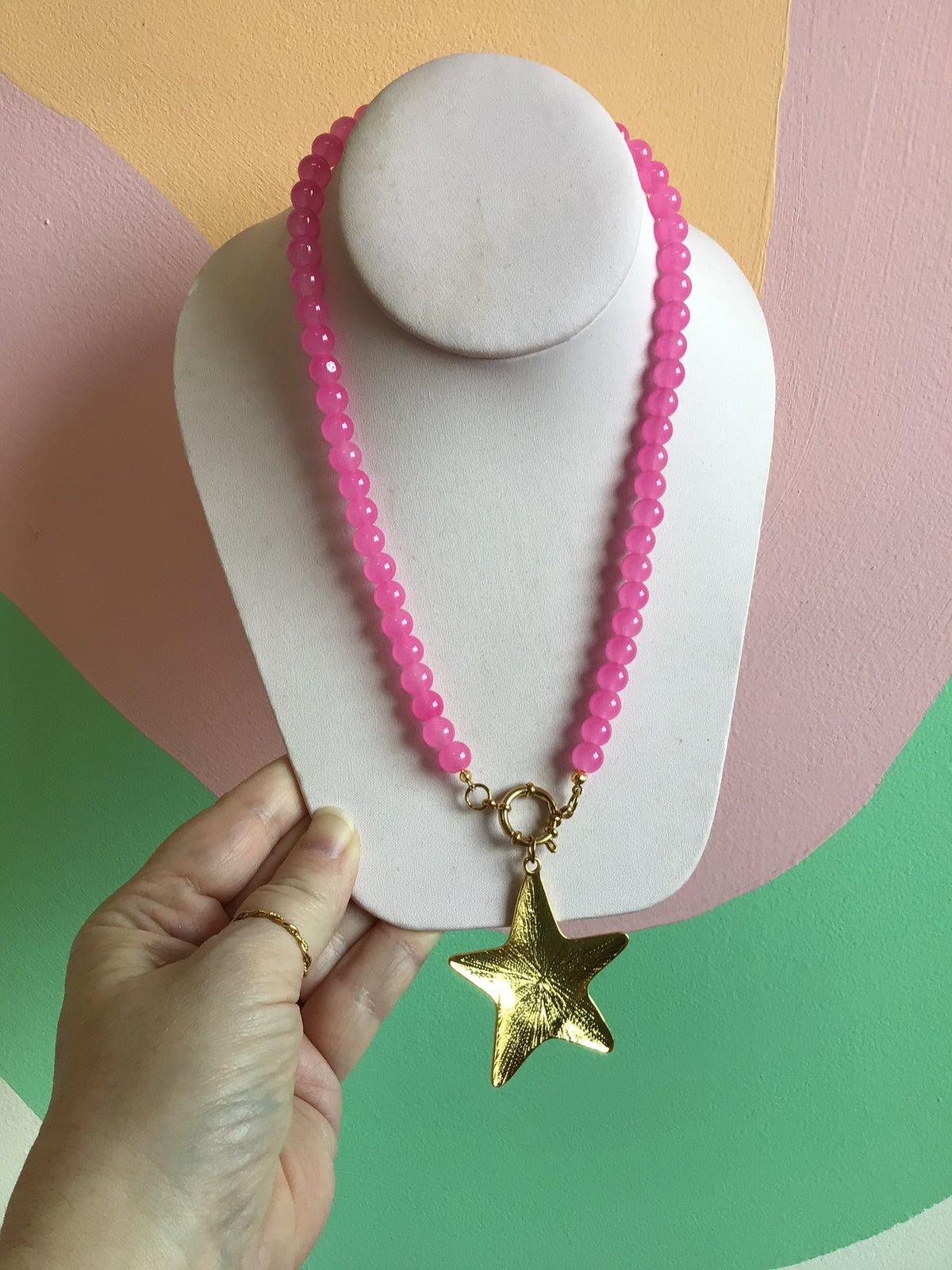 Nova Titanium Beaded Necklace