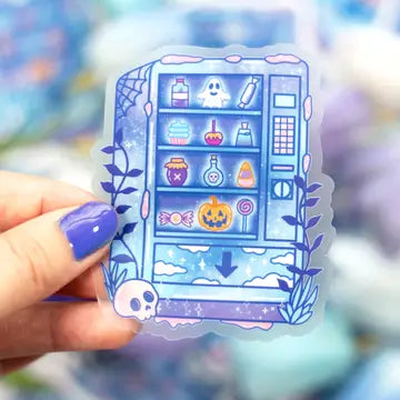 Spooky Vending Machine Sticker