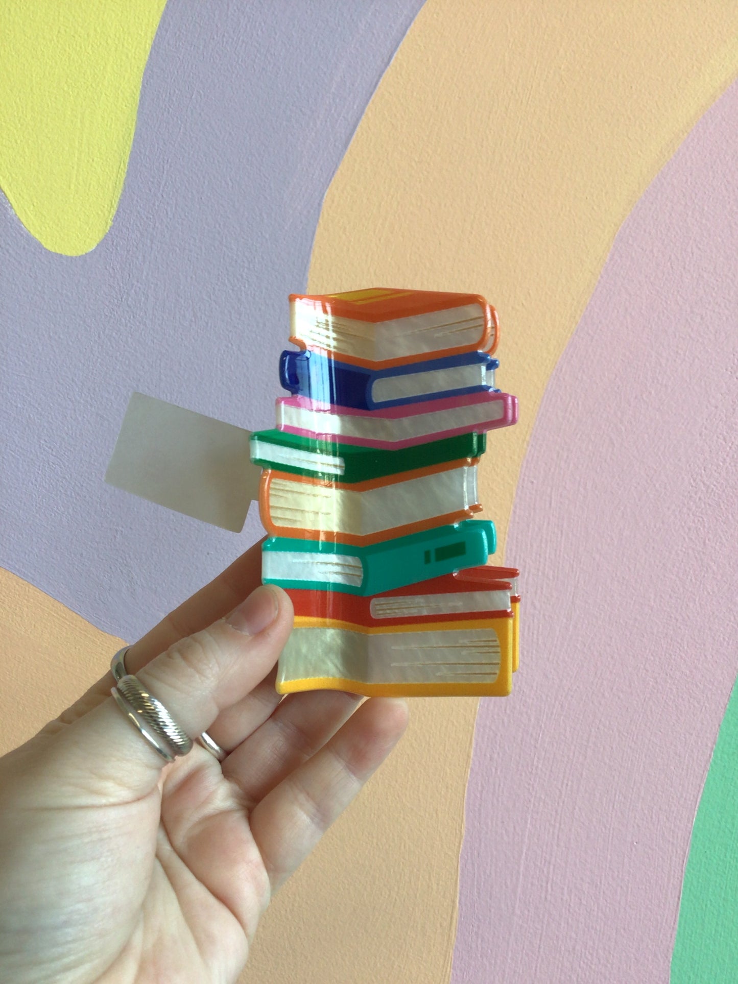 Book Stack Hair Claw