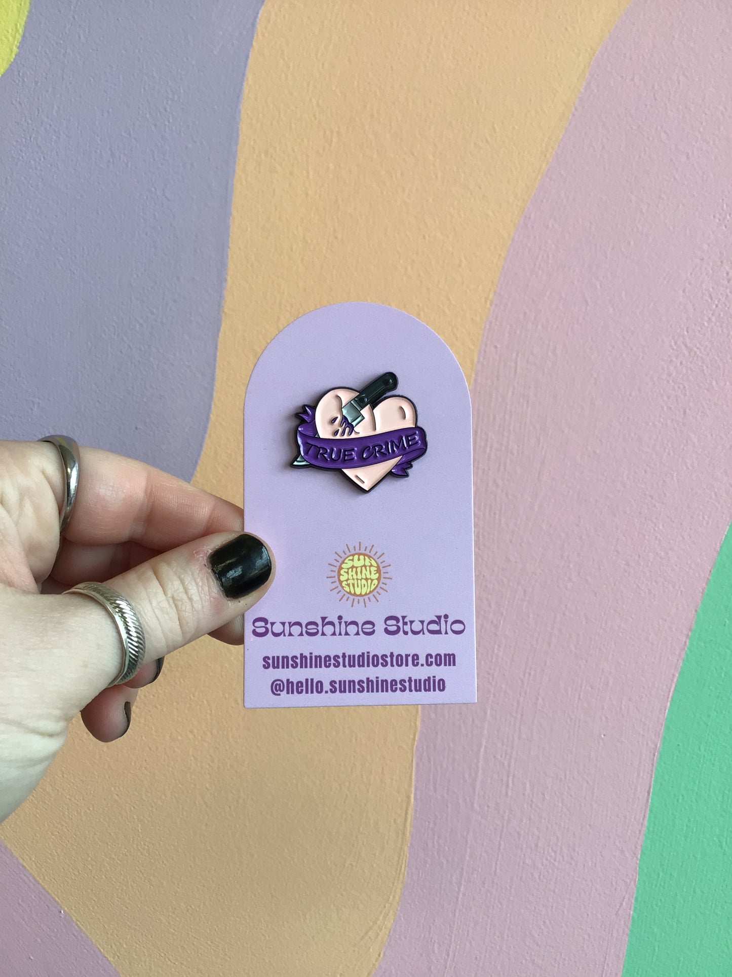 True Crime Enamel Pin