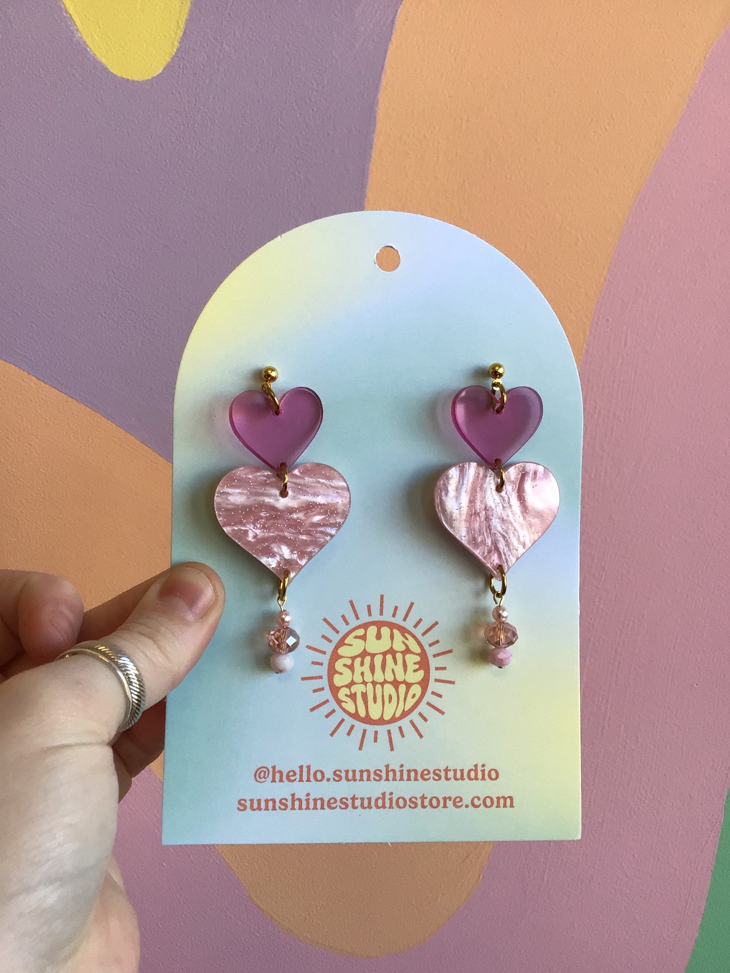 Heart’s Desire Stud Dangles