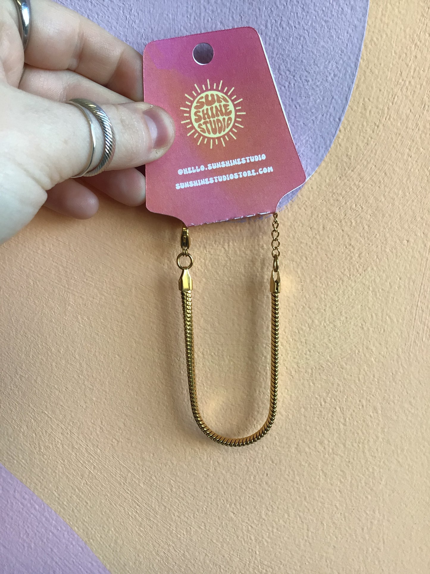 Titanium Herringbone Bracelet