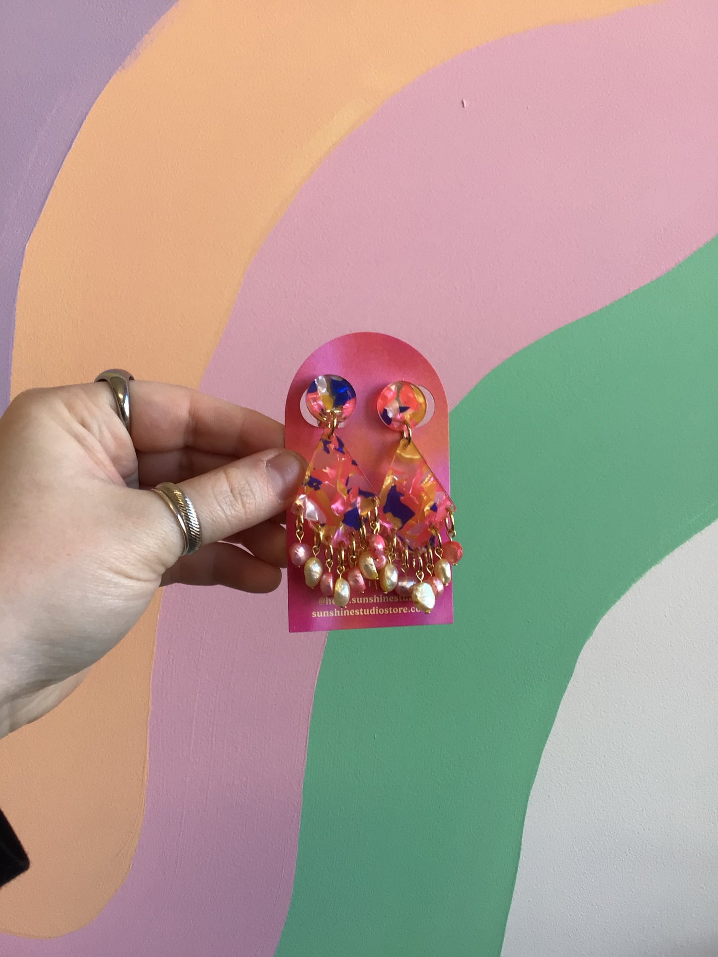 Healthy Dose of Vitamin Sea Clip-On Earrings