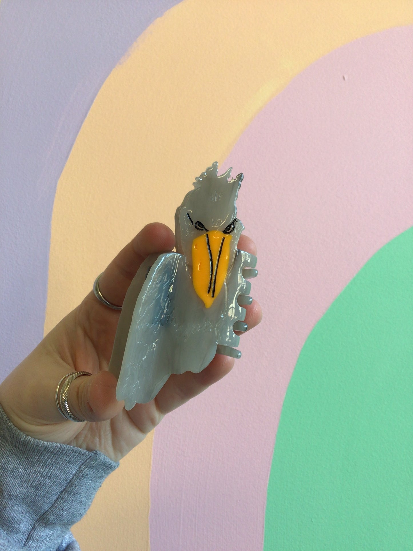 Cartoon Bird Hair Claw