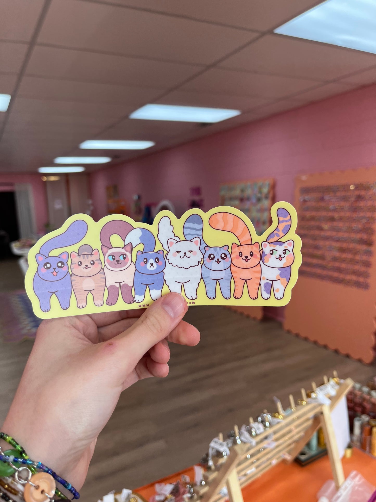 Cat Crew Jumbo Sticker