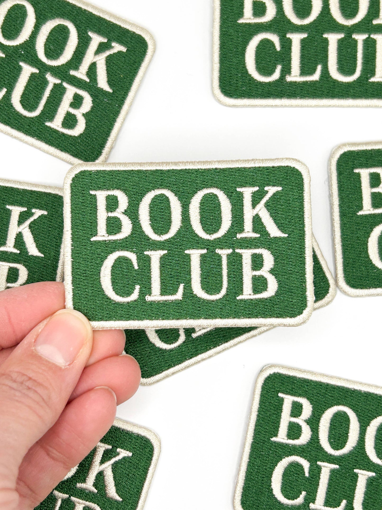 Book Club Patch โ Embroidered Iron On Patch for Readers