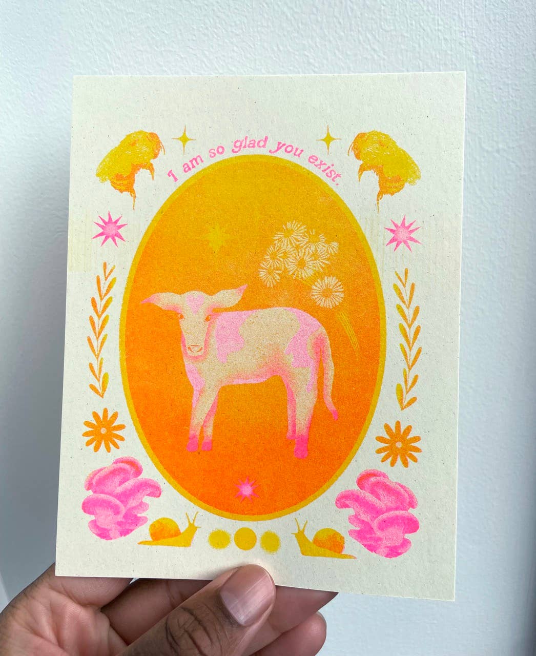 Cow (mini risograph)