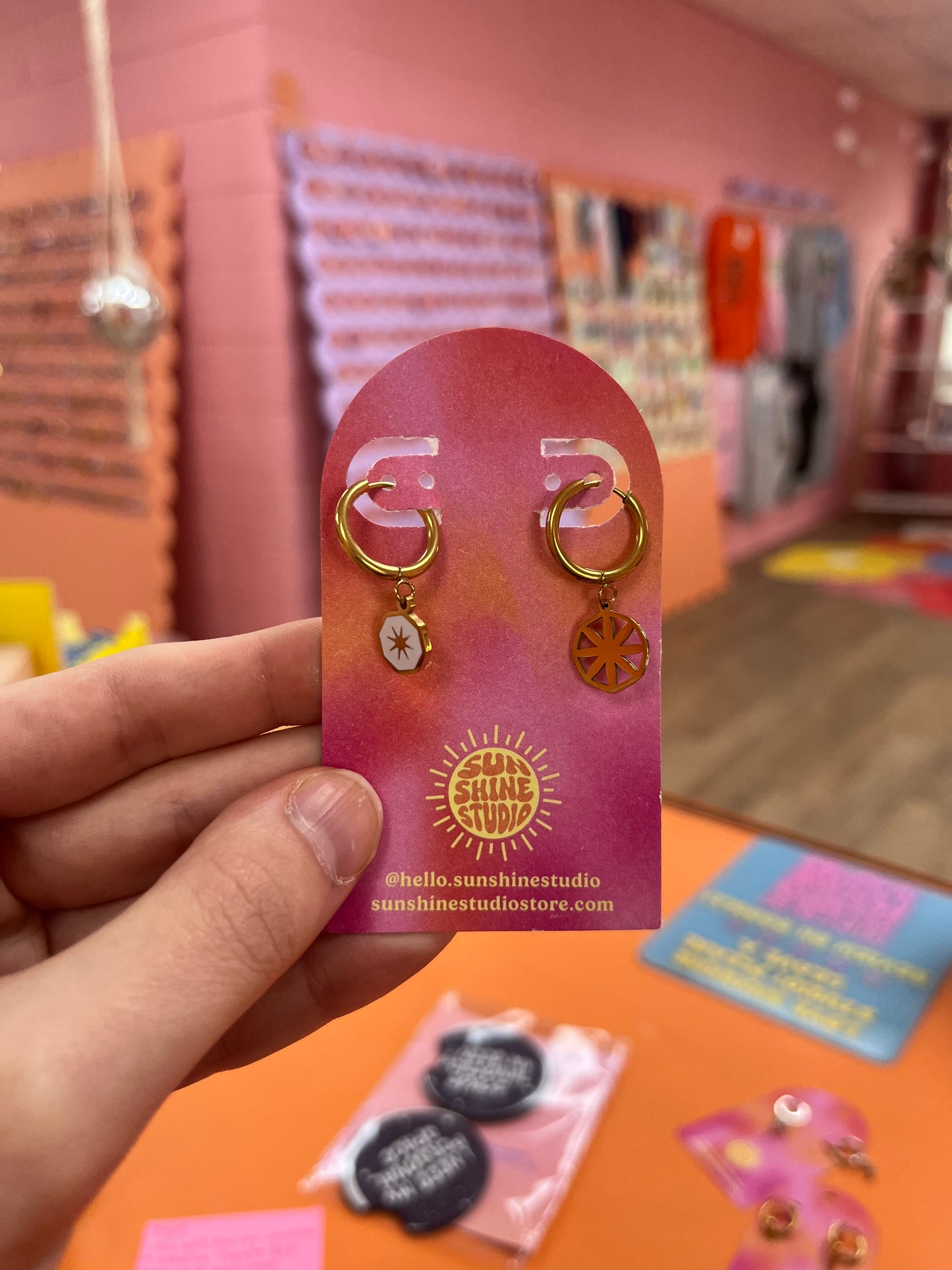 Trendy Mismatch Charm Earrings