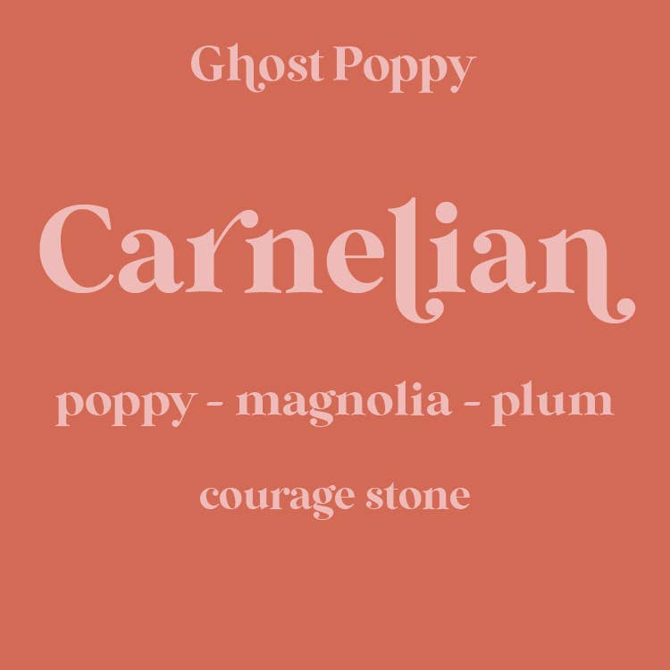 Carnelian Mini Candle