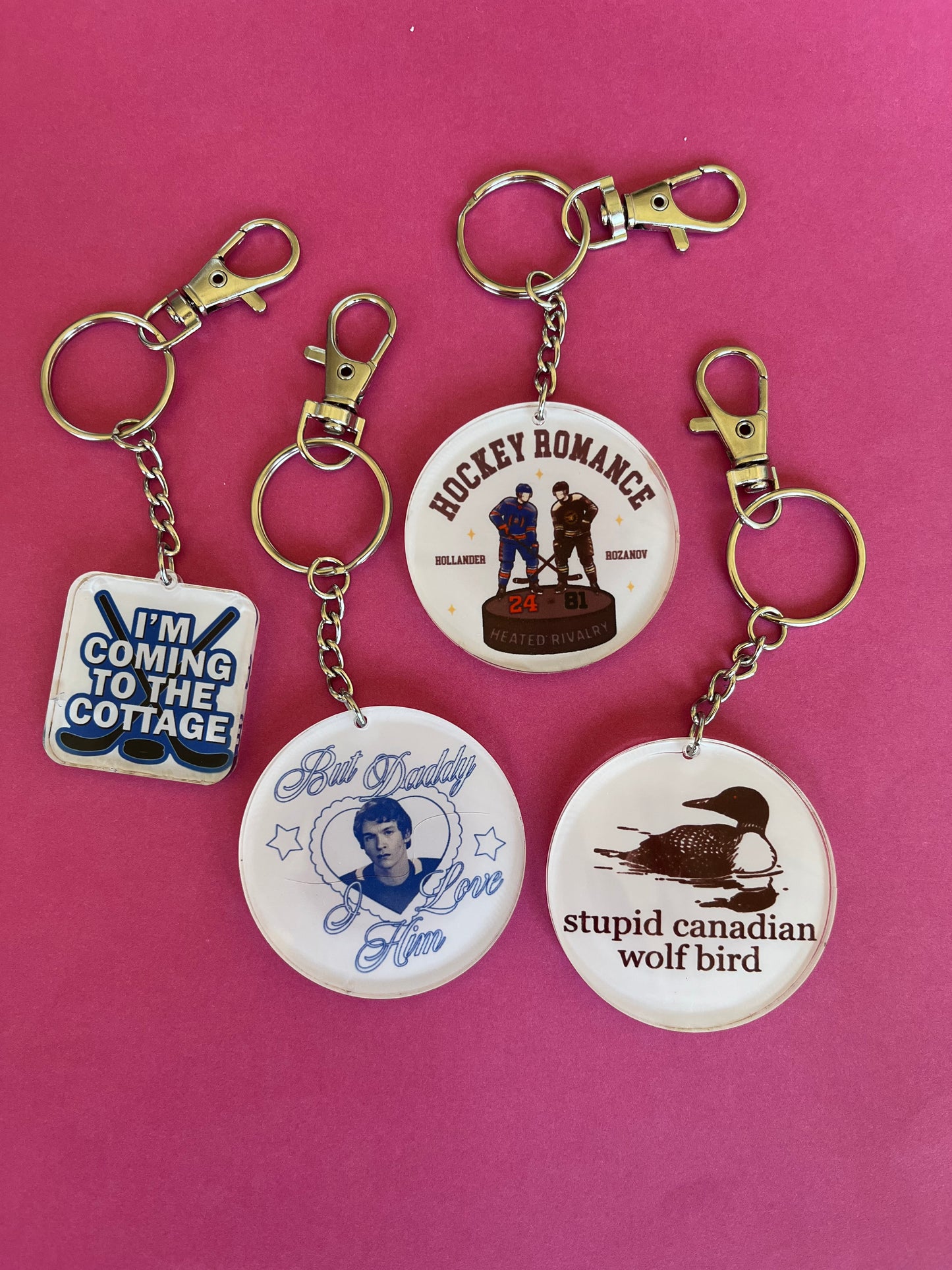 Oopsie Daisy Heated Rivalry Keychains