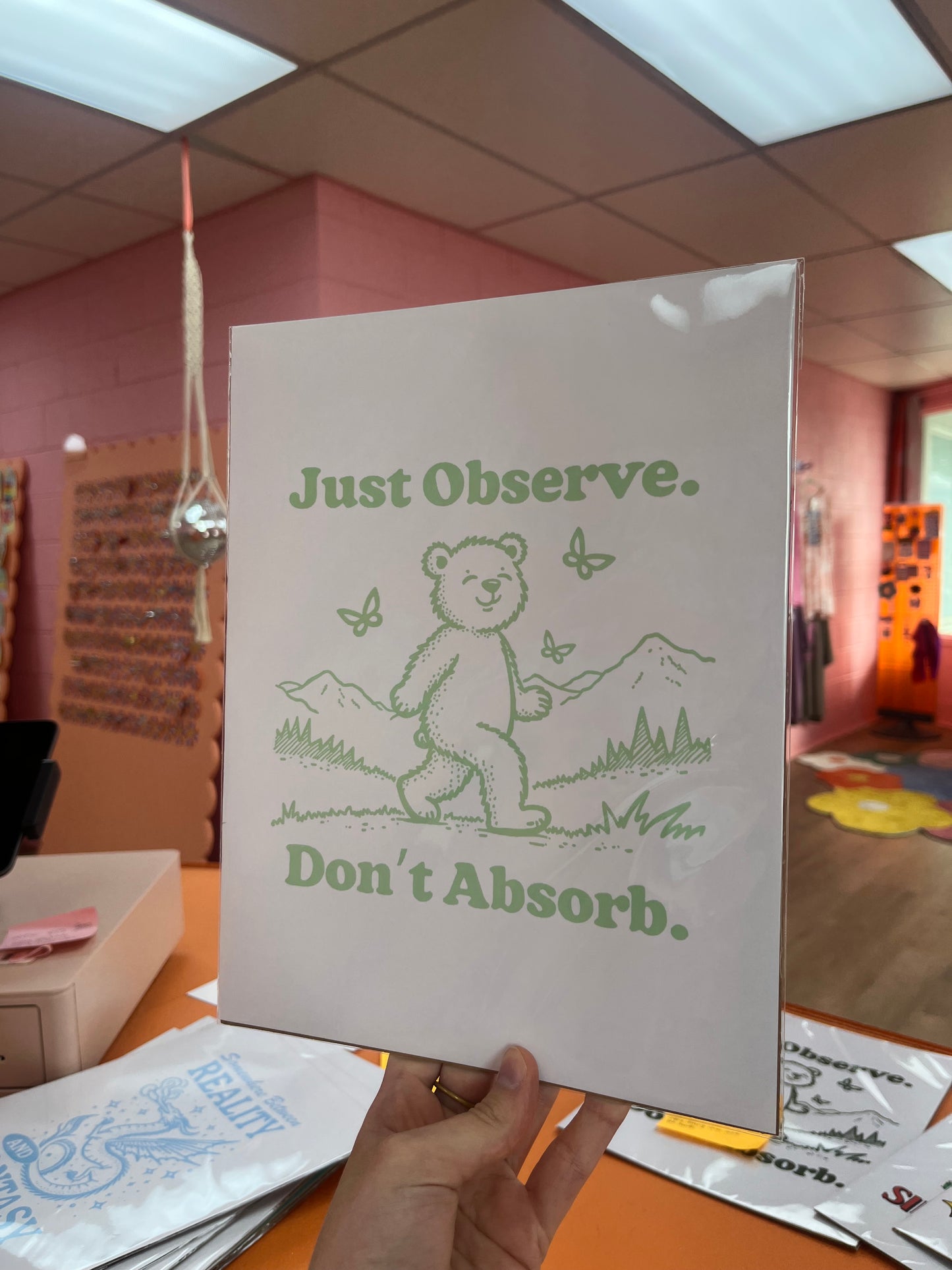 Just Observe Don’t Absorb Print