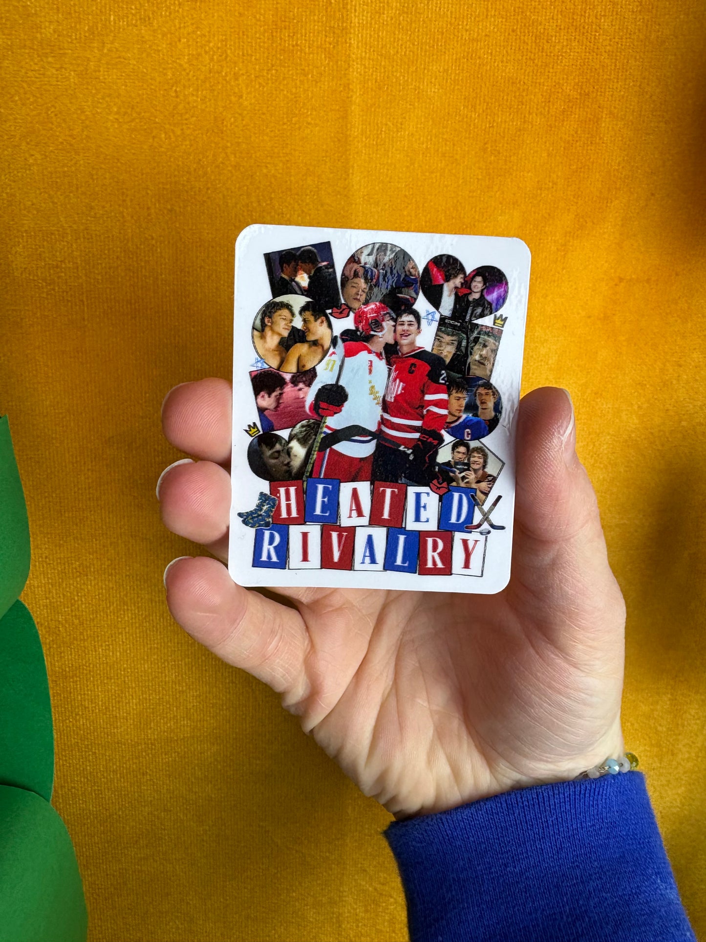Heated Rivalry Collage Sticker