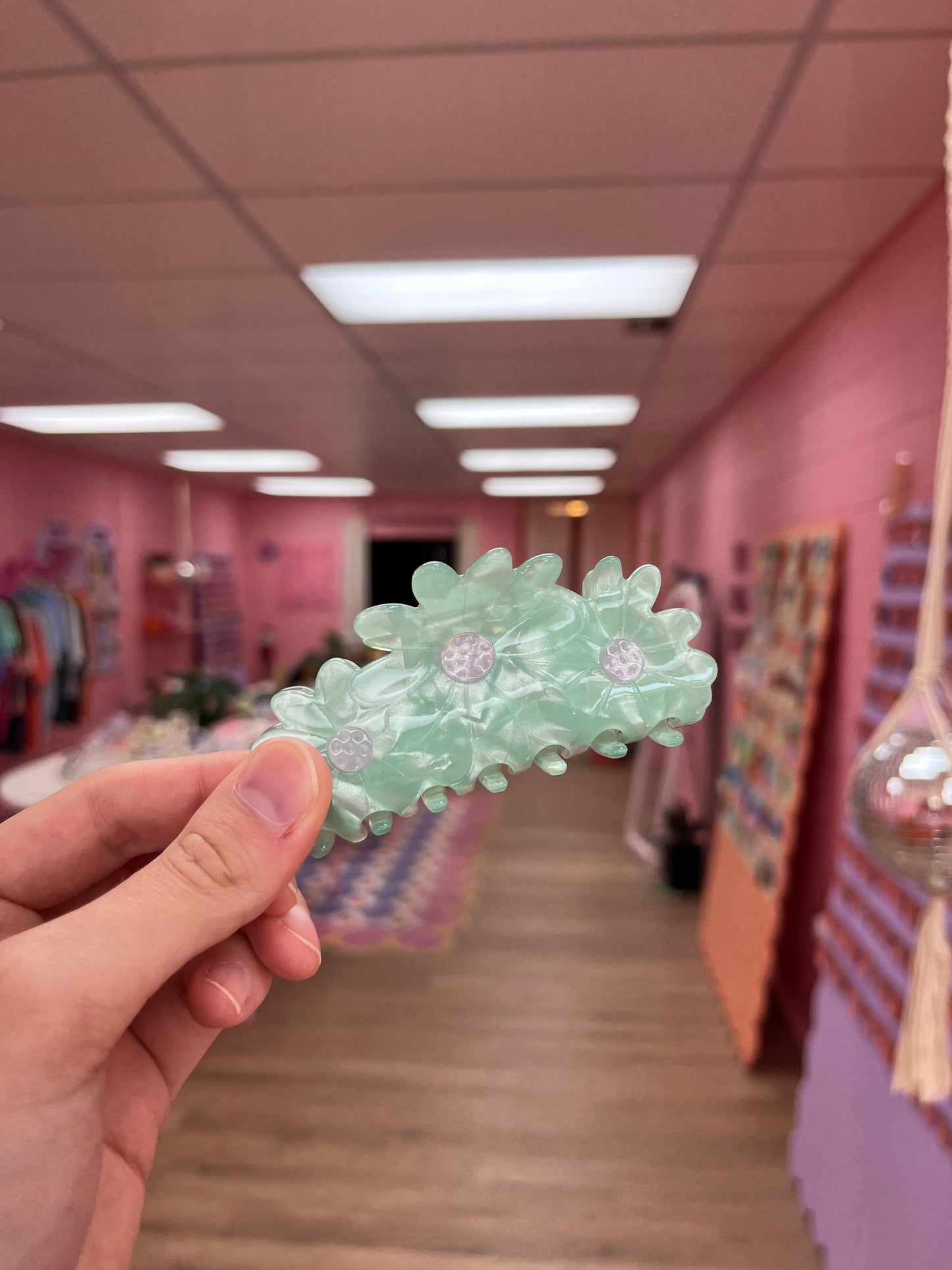 Shimmer Garden Hair Claw