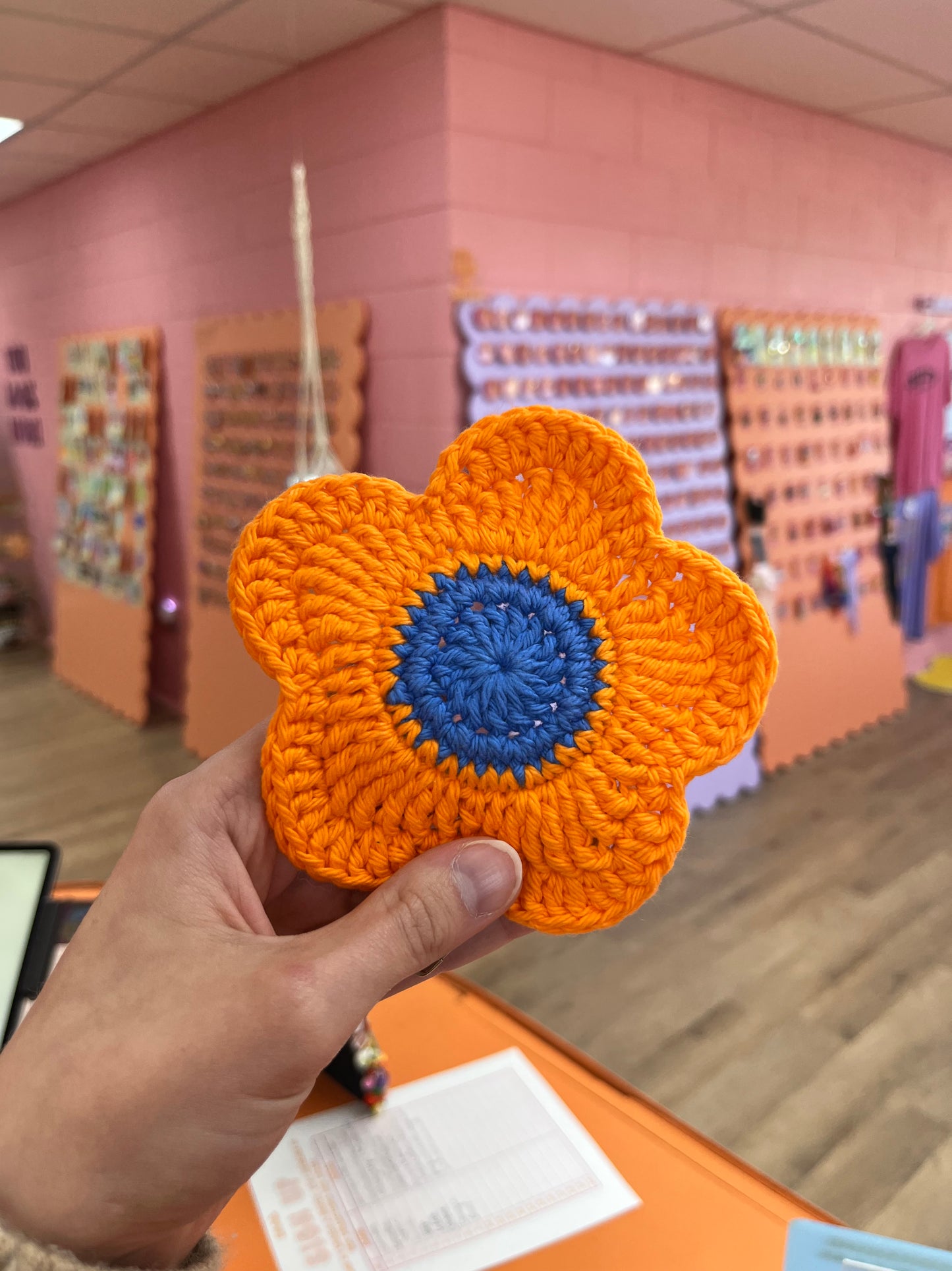 Crochet Daisy Coasters