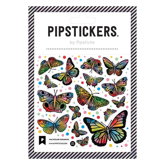 Multicolor Monarchs Sticker Sheet