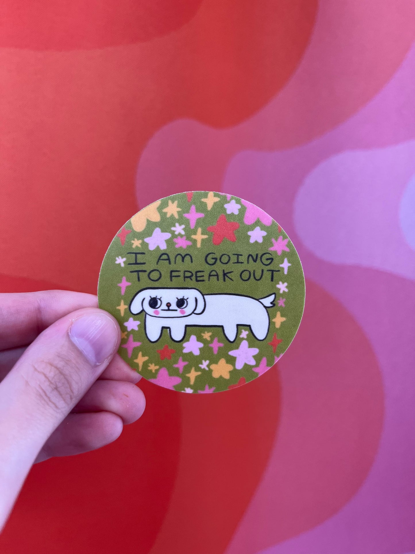I Am Going To Freak Out Sticker