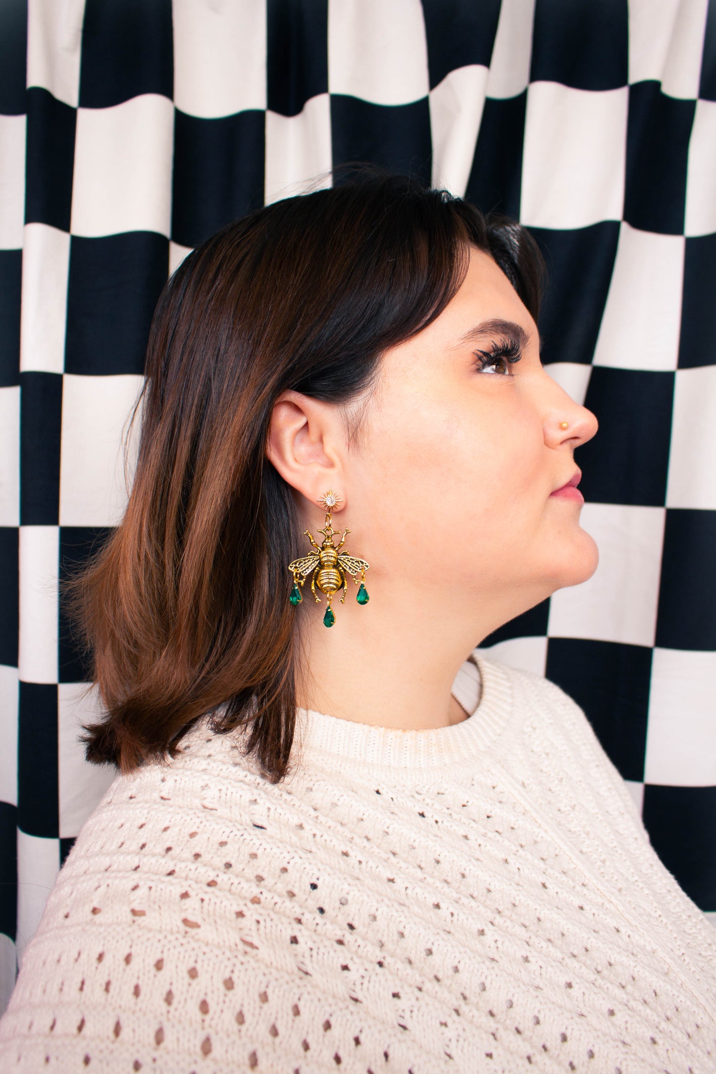 Queen Bee Metal Dangles