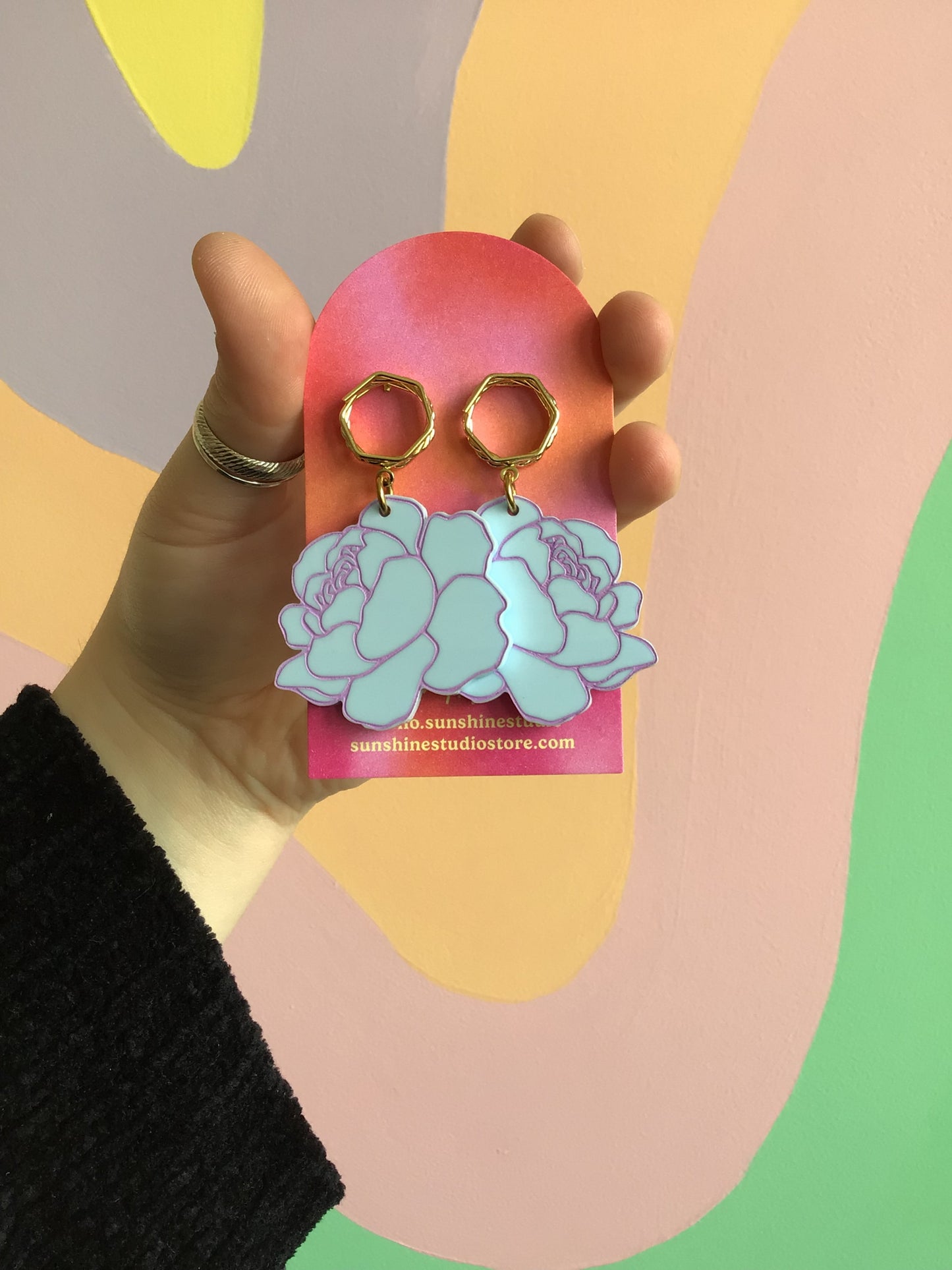 Peony Statement Earrings