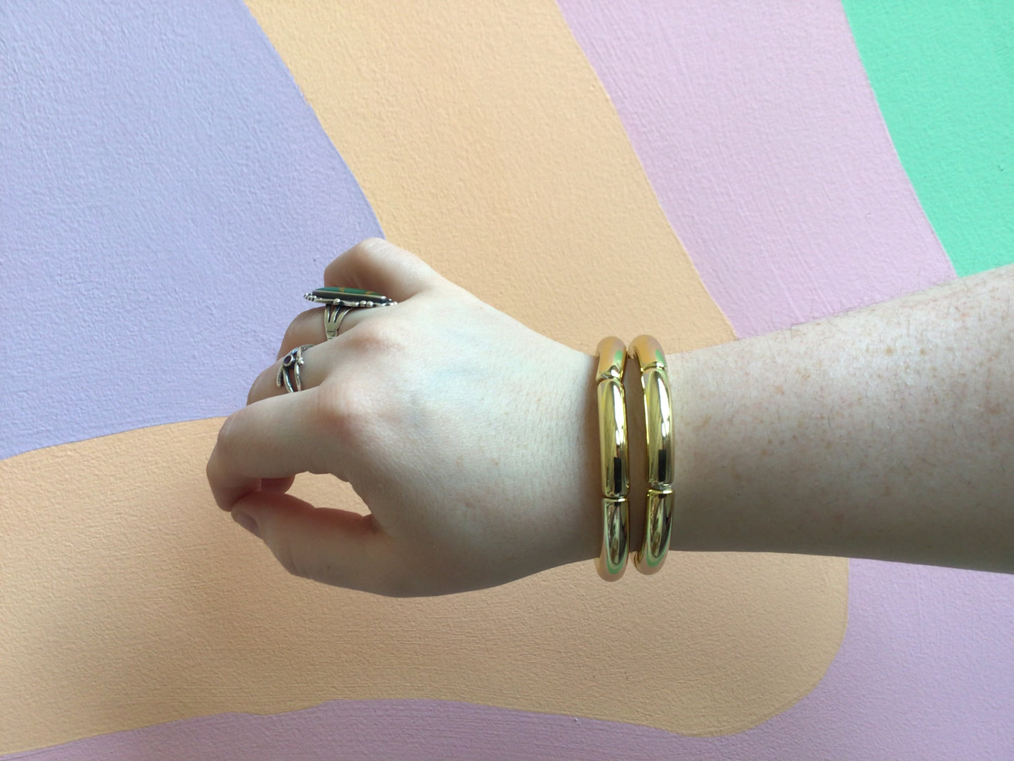 Gold Stretchy Bracelets