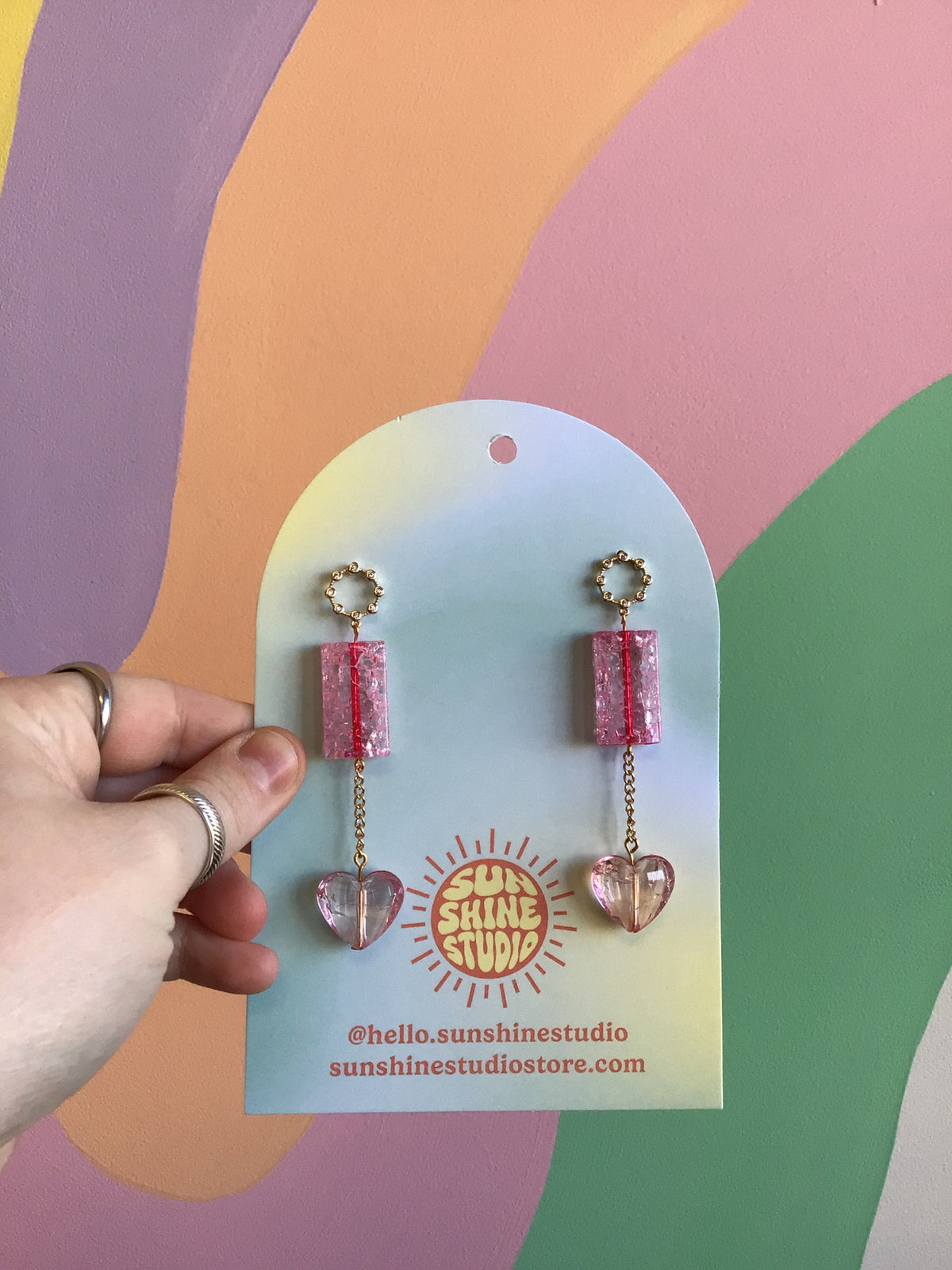 Heart Drop Dangles