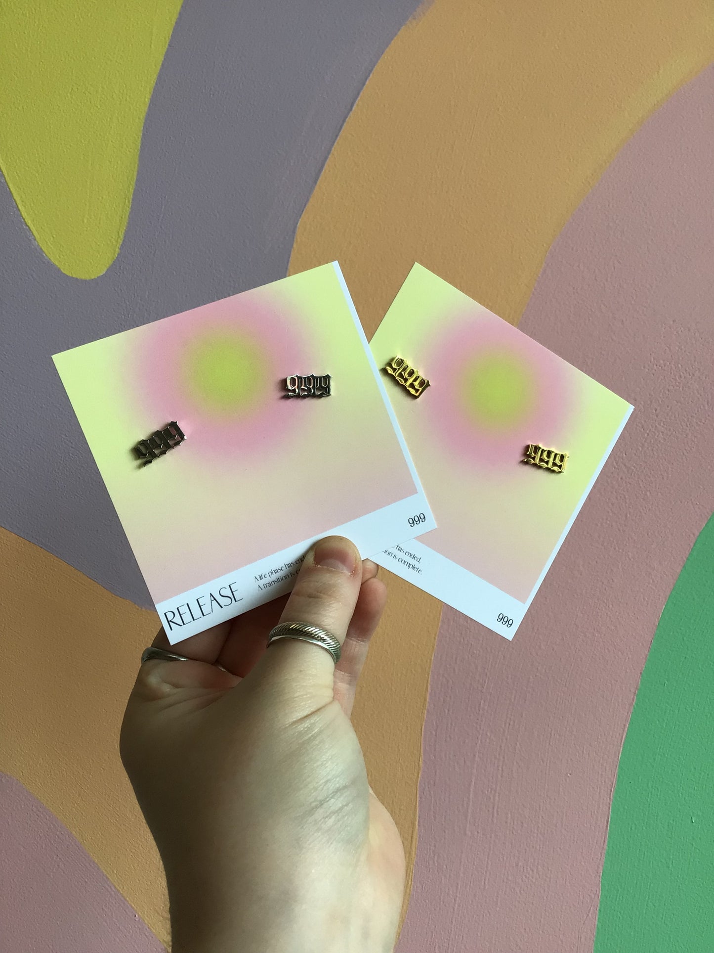 Angel Number Tiny Earrings