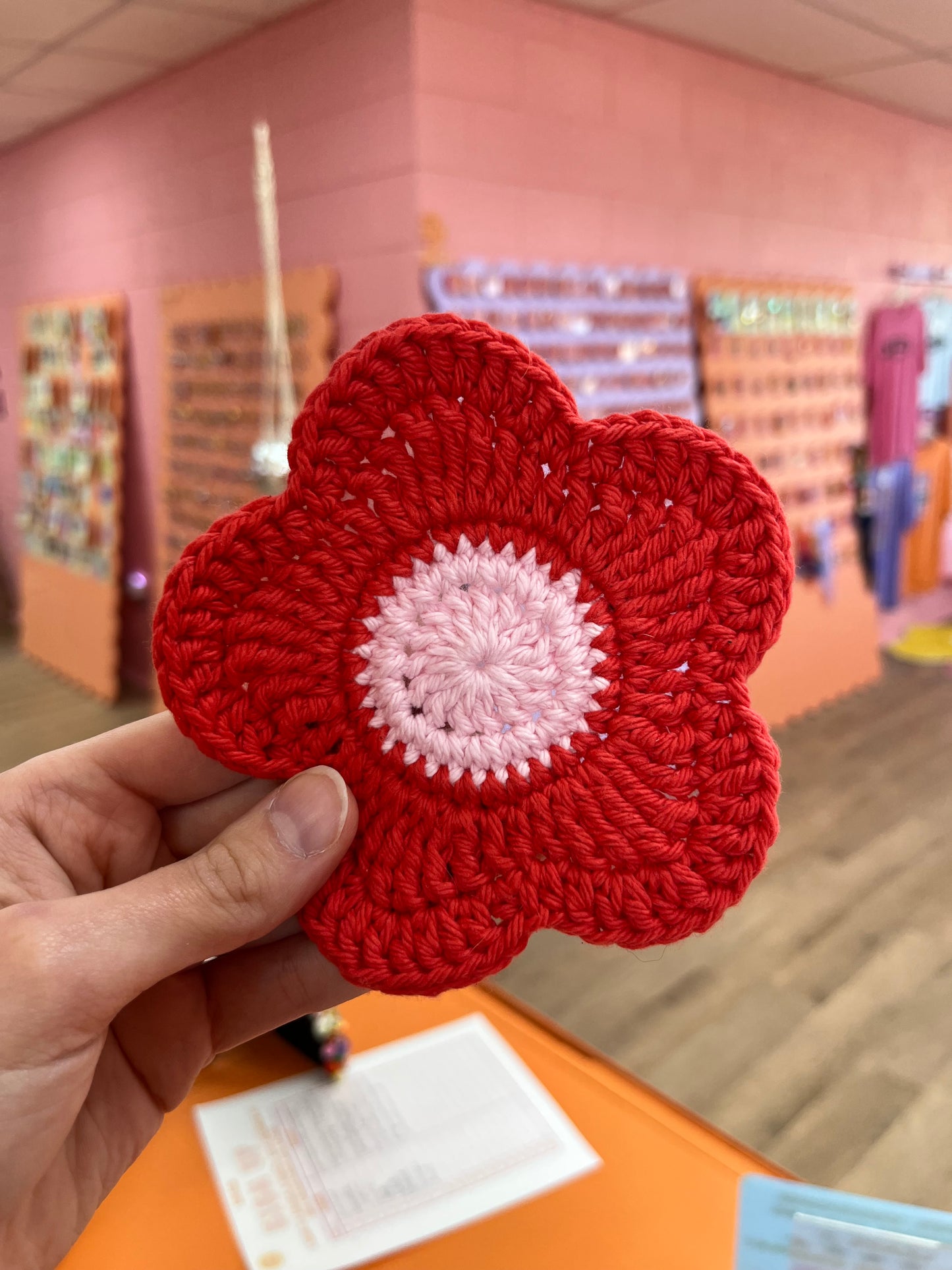 Crochet Daisy Coasters