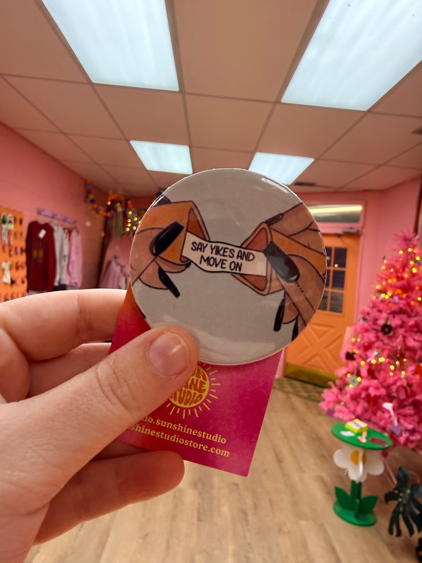 “Say yikes and move on” Pin