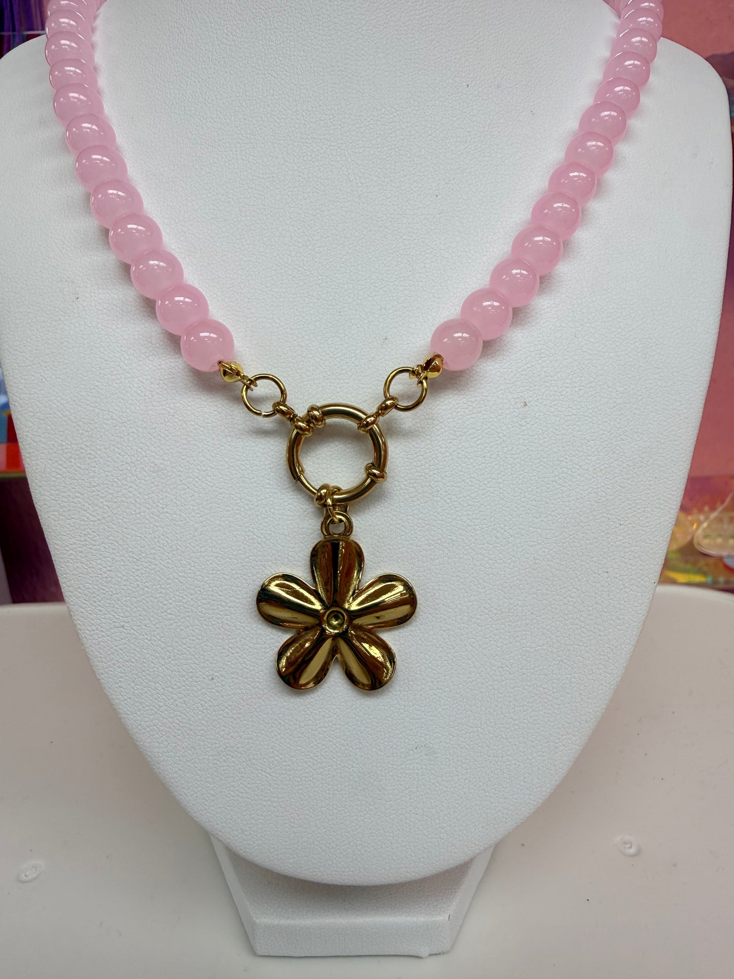 Miley Titanium Beaded Necklace