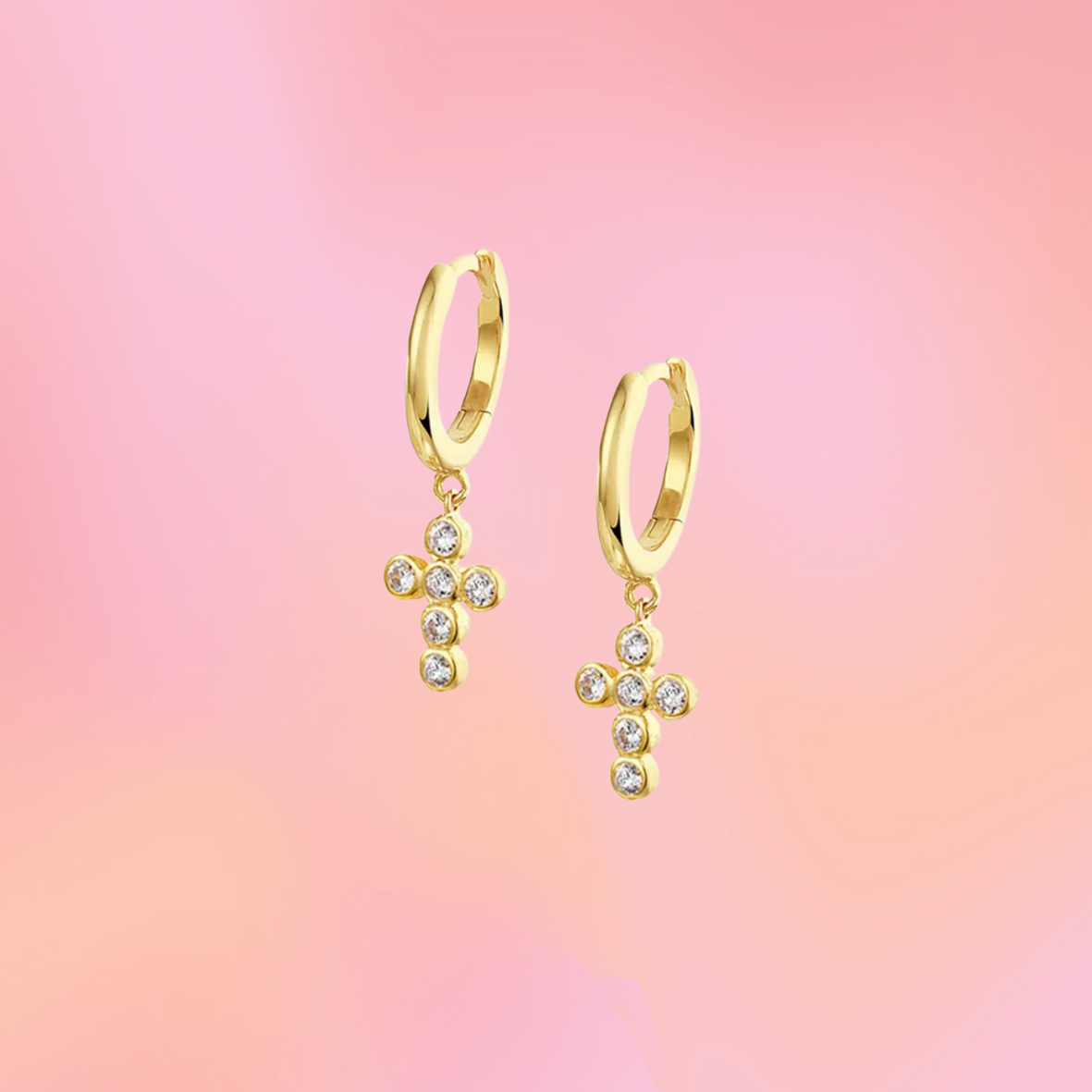 Bubble Gem Cross Huggies