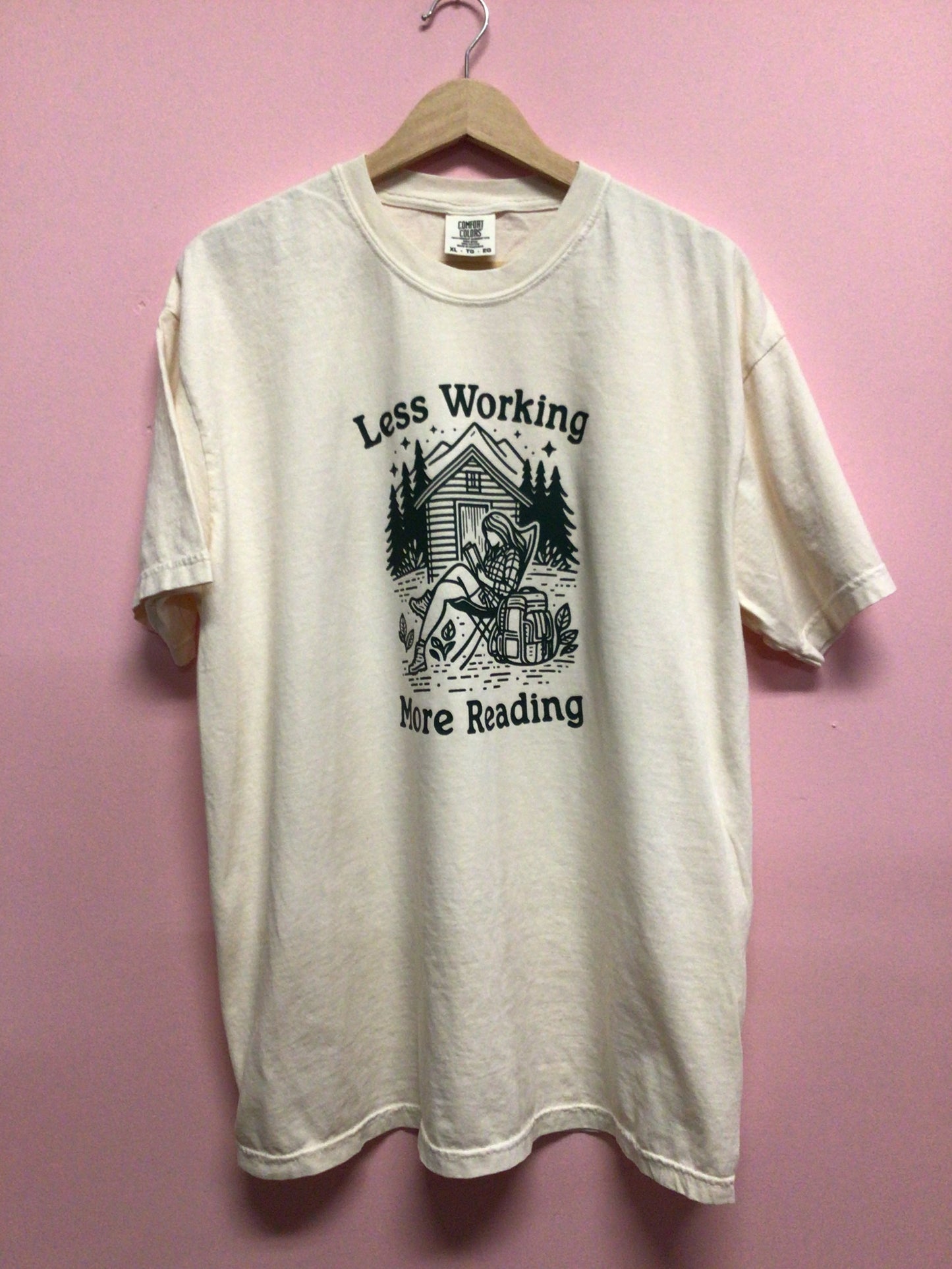 "Less Working, More Reading" Shirt