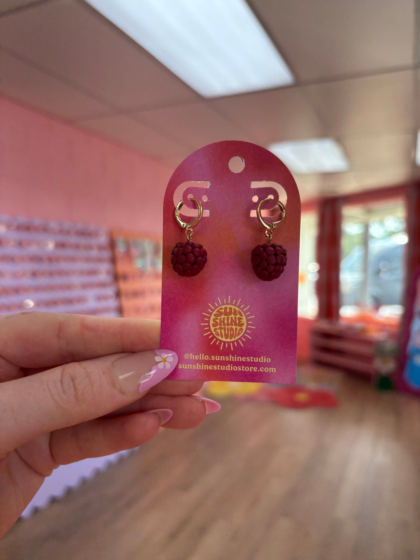 Clay Food Earrings