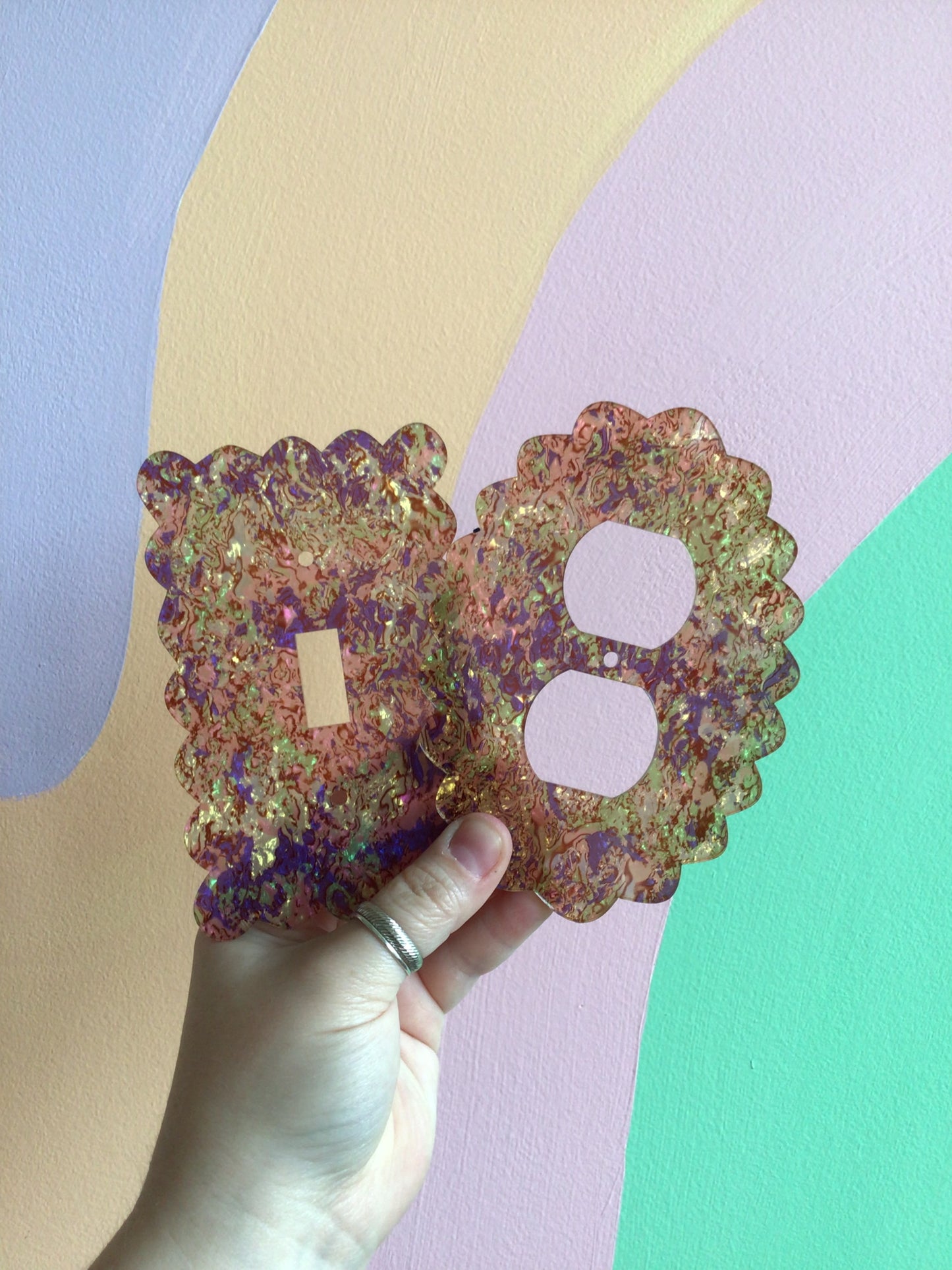 Golden Abalone Outlet Covers