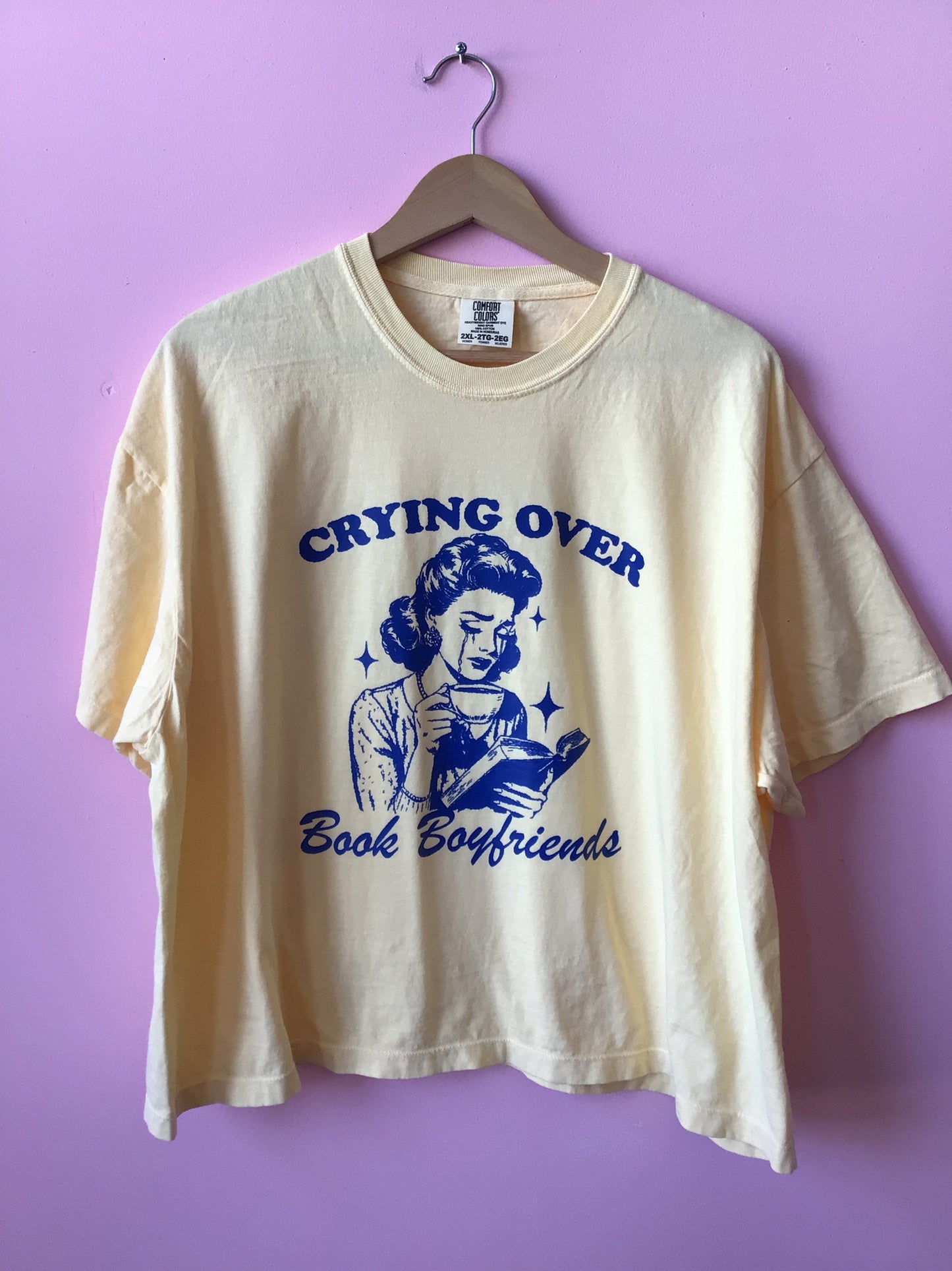 Crying Over Book Boyfriends T-Shirt