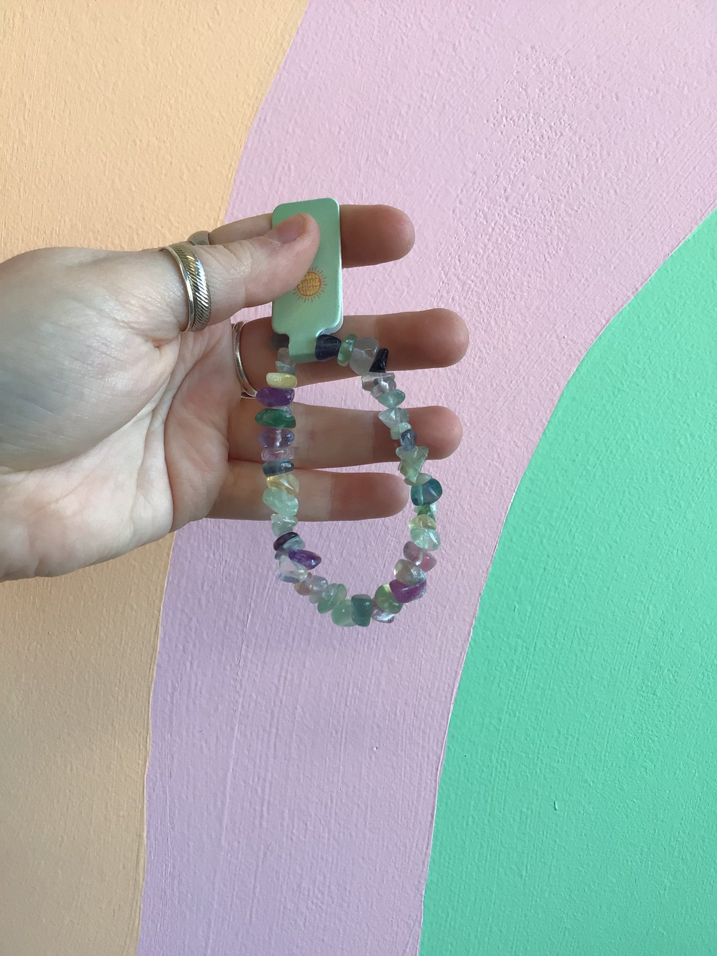 Glass Rock Bracelet