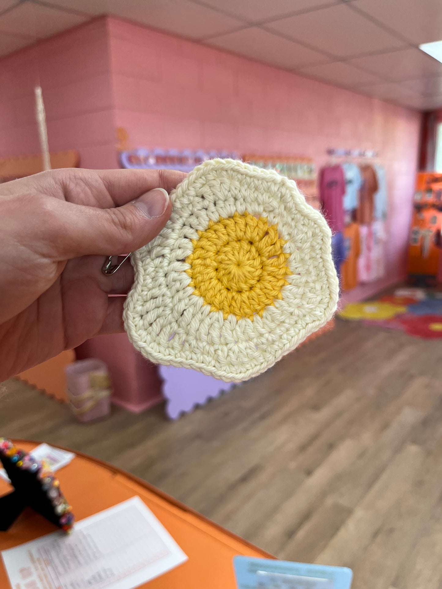 Crochet Egg Coaster