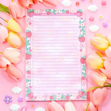 Strawberry To-Do List Planner Pad