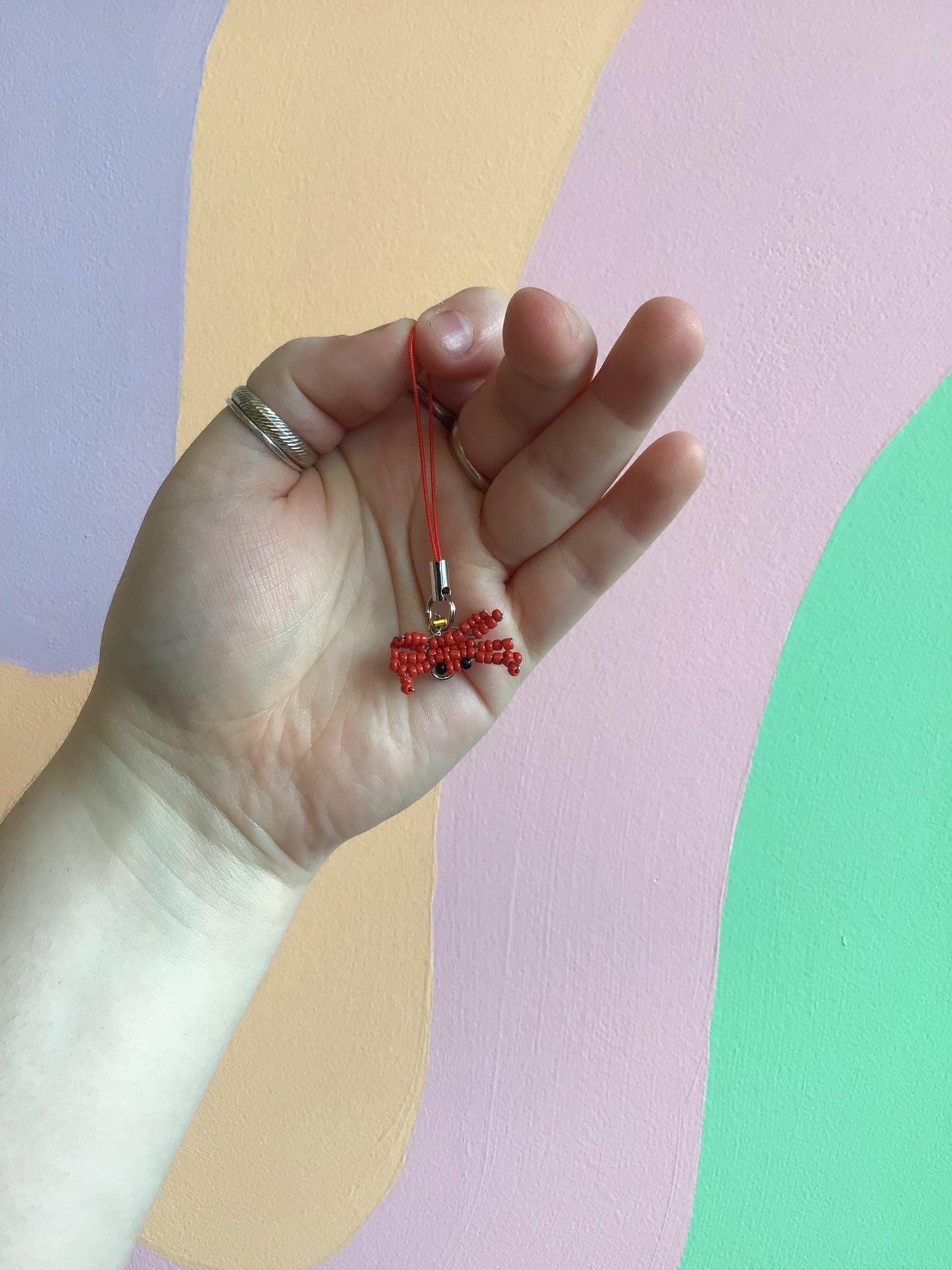 Teeny Beaded Phone/Bag Charms