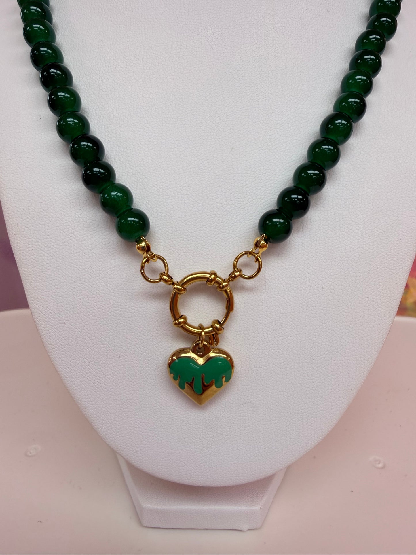 Billie Titanium Beaded Necklace